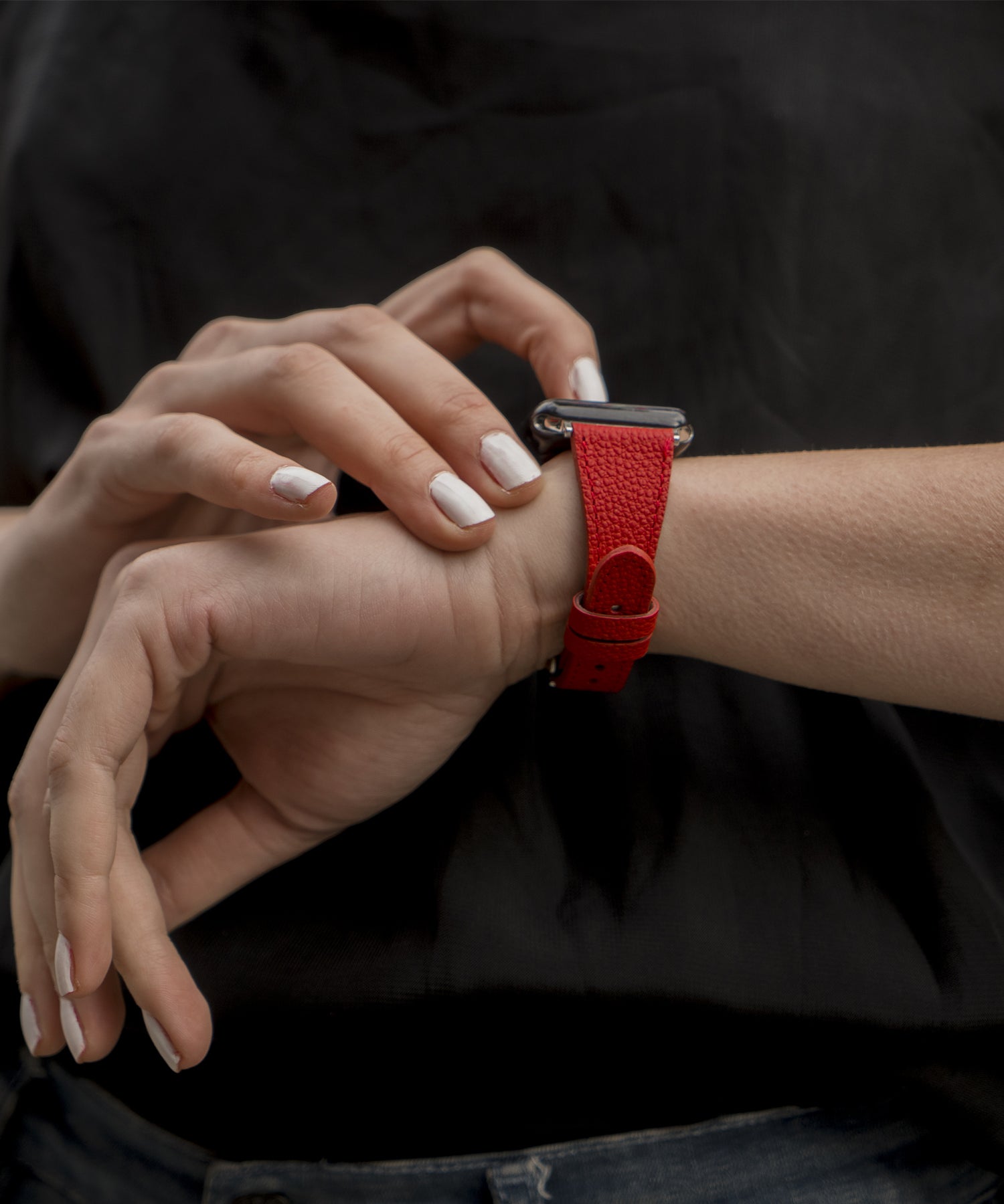 Handcrafted genuine leather watch bands for Fitbit Sense, Versa, and Charge by Bouletta