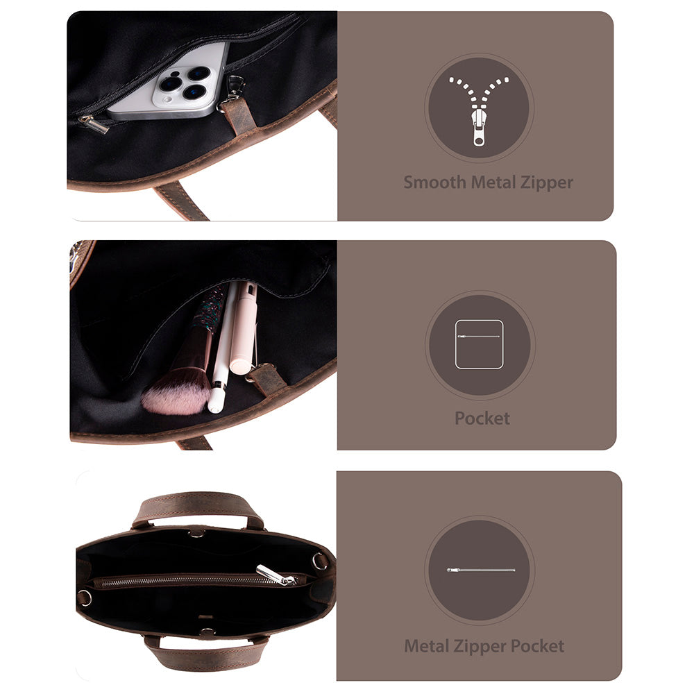 Valetto Genuine Leather Tote Bag