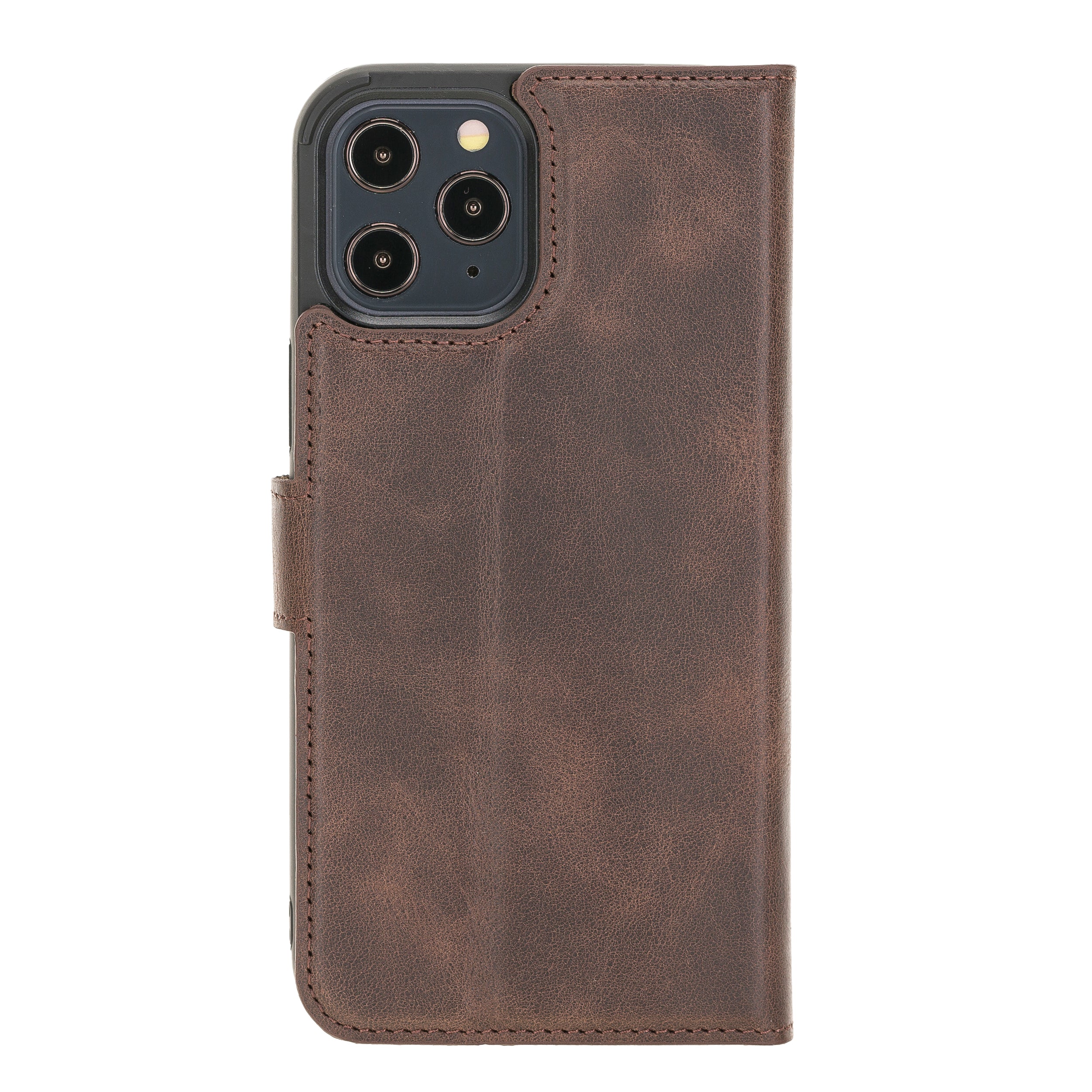 iPhone 12 Series Genuine Leather Magic Detachable Wallet Cases