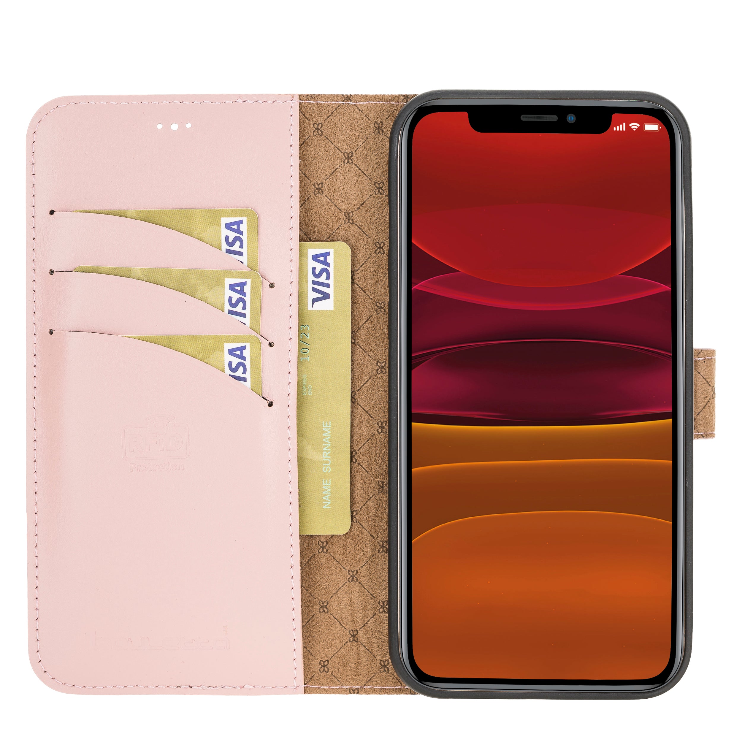 iPhone 12 Series Genuine Leather Magic Detachable Wallet Cases