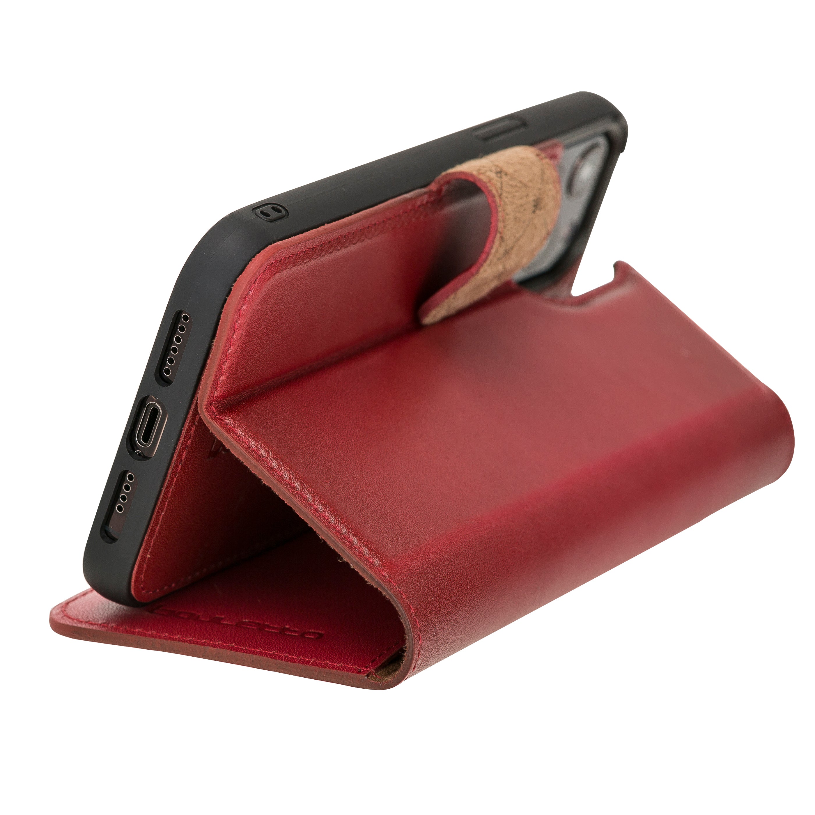 iPhone 12 Series Genuine Leather Magic Detachable Wallet Cases