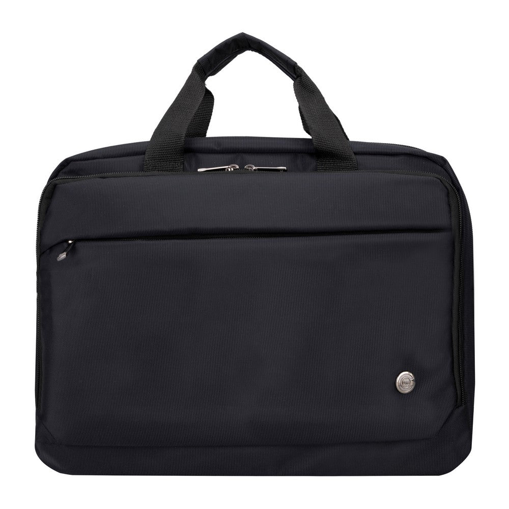 Siena professional laptop bag with USB output and water-resistant fabric