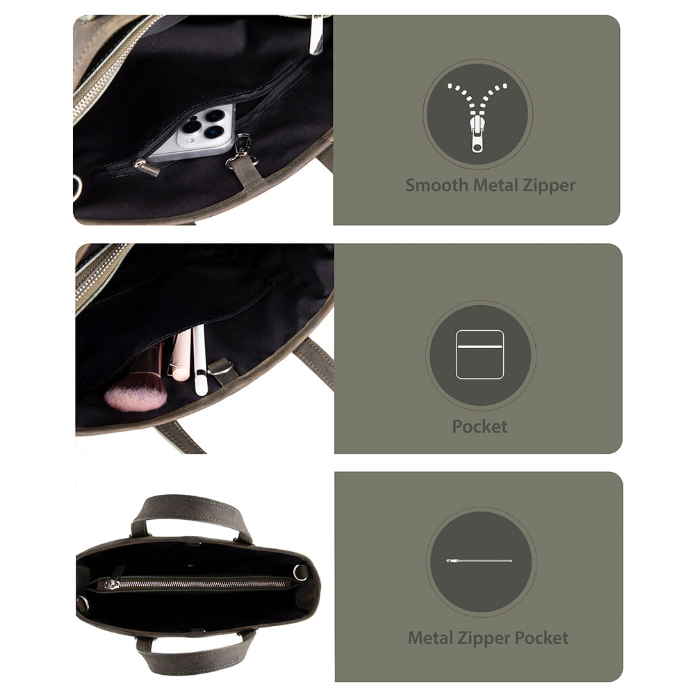Valetto Genuine Leather Tote Bag
