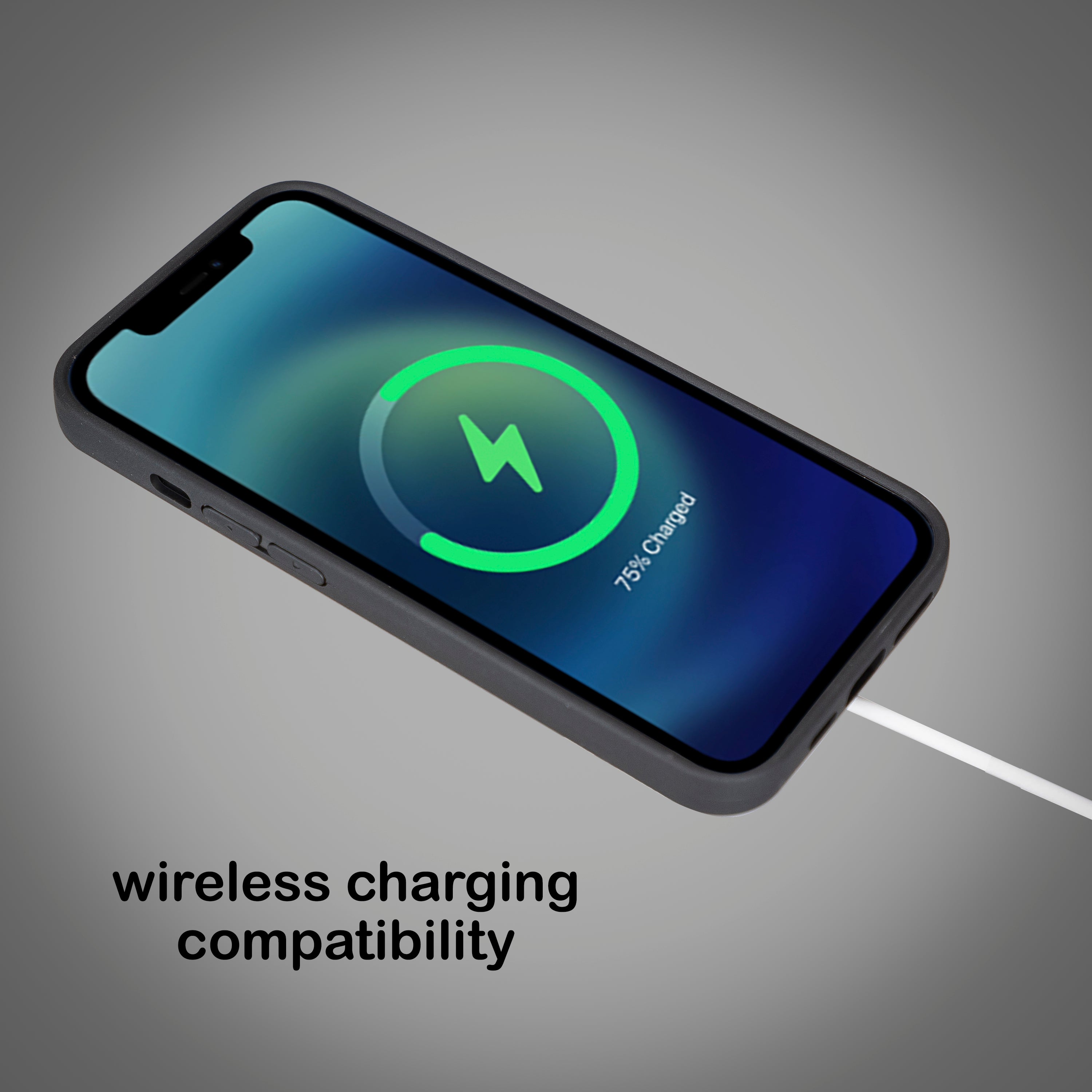 Coque arrière flexible en cuir véritable pour iPhone 13 Series avec porte-cartes