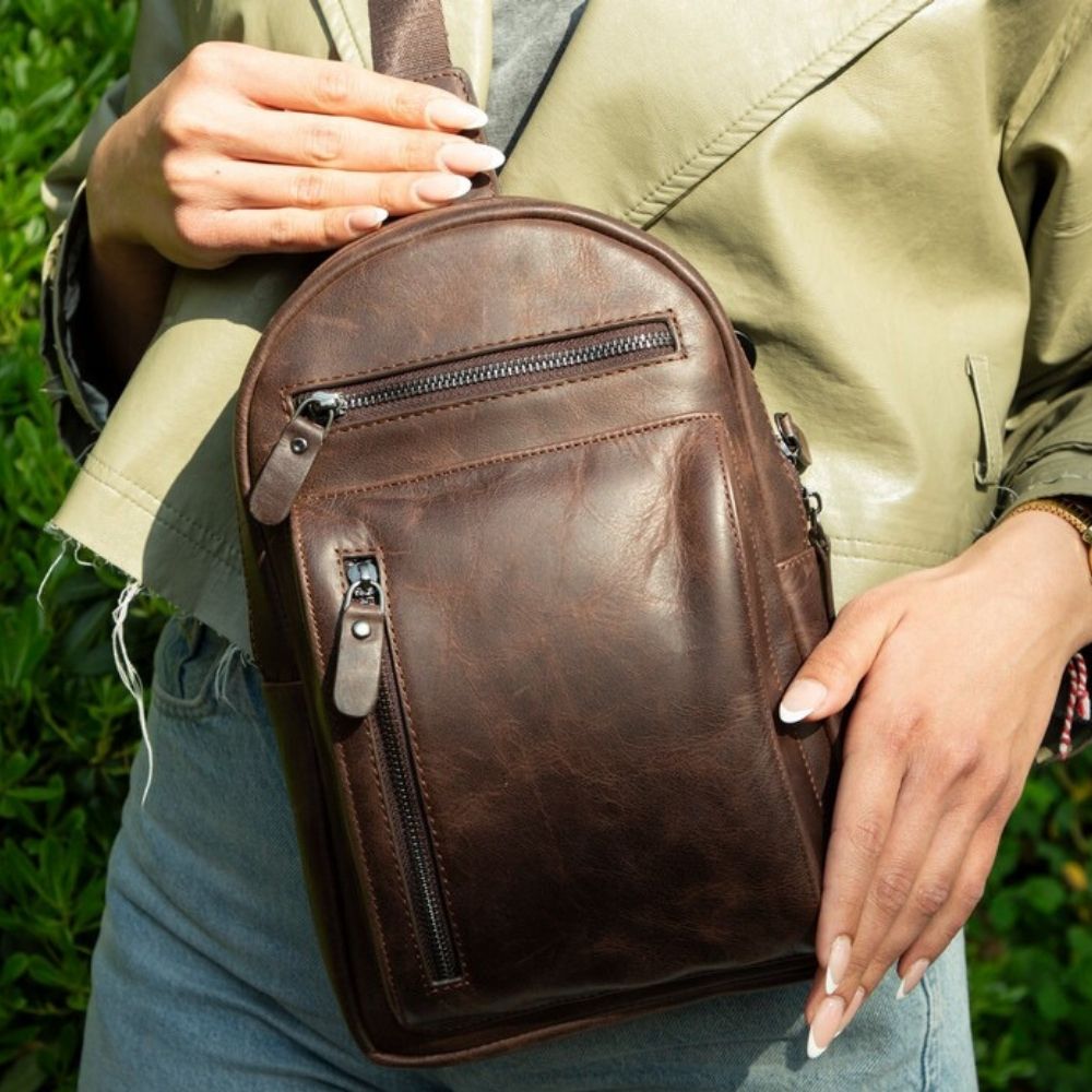 Sac bandoulière en cuir Blake