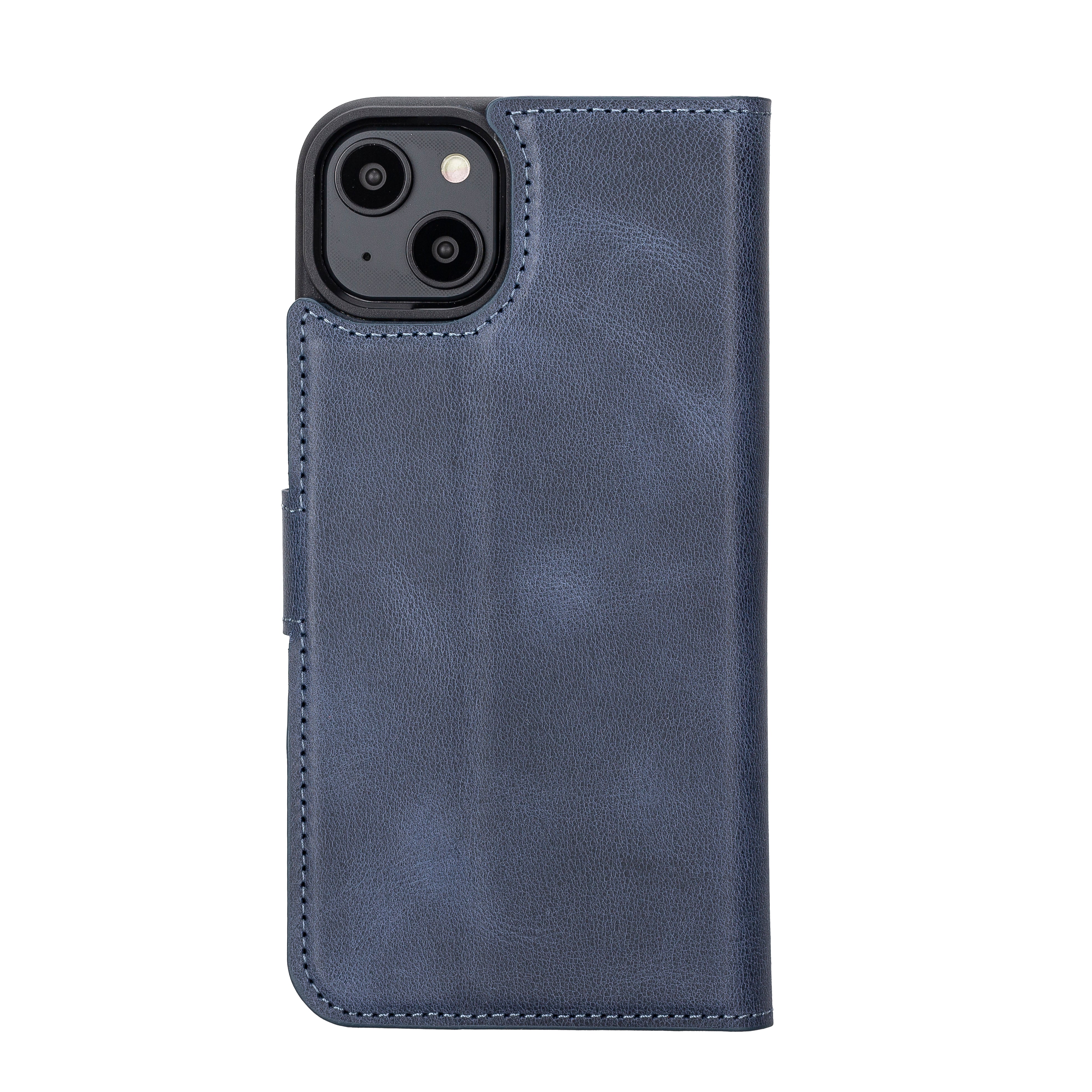 Étui portefeuille amovible en cuir véritable pour iPhone 14 Pro Max (6,7")