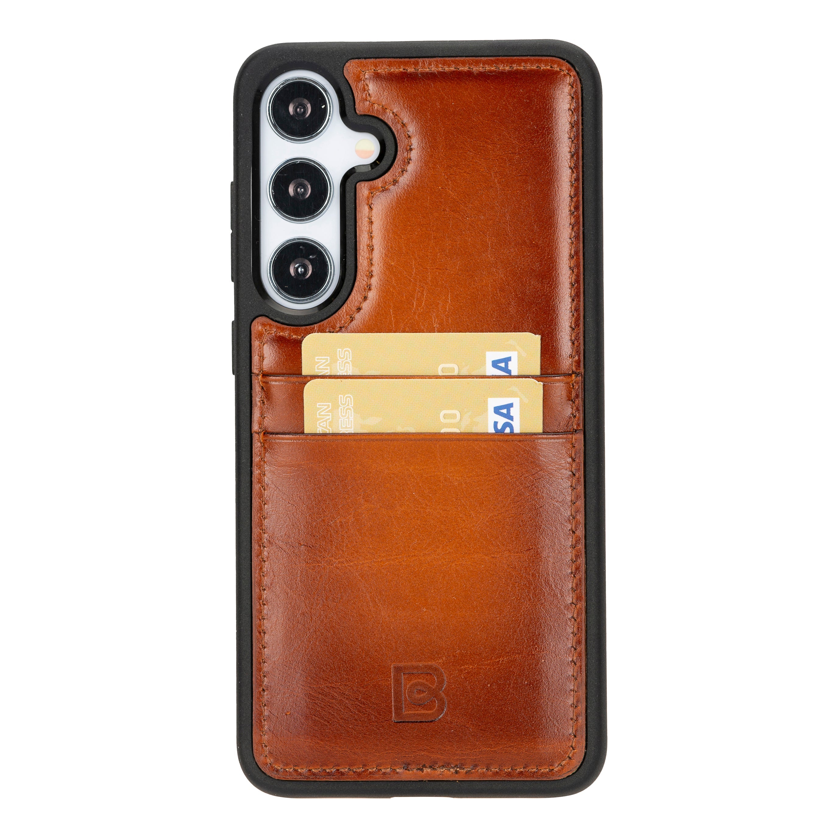 Samsung Galaxy S25 (6.2") Flex Cover Leather Case with Card Holder