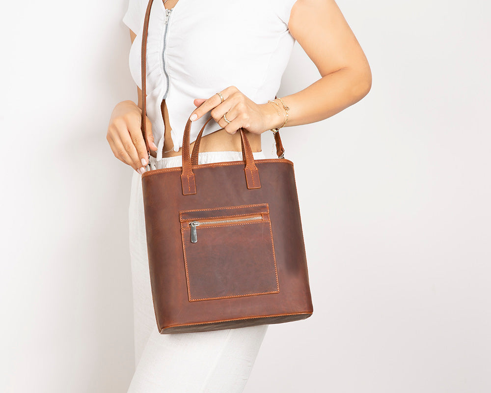 Valetto Genuine Leather Tote Bag