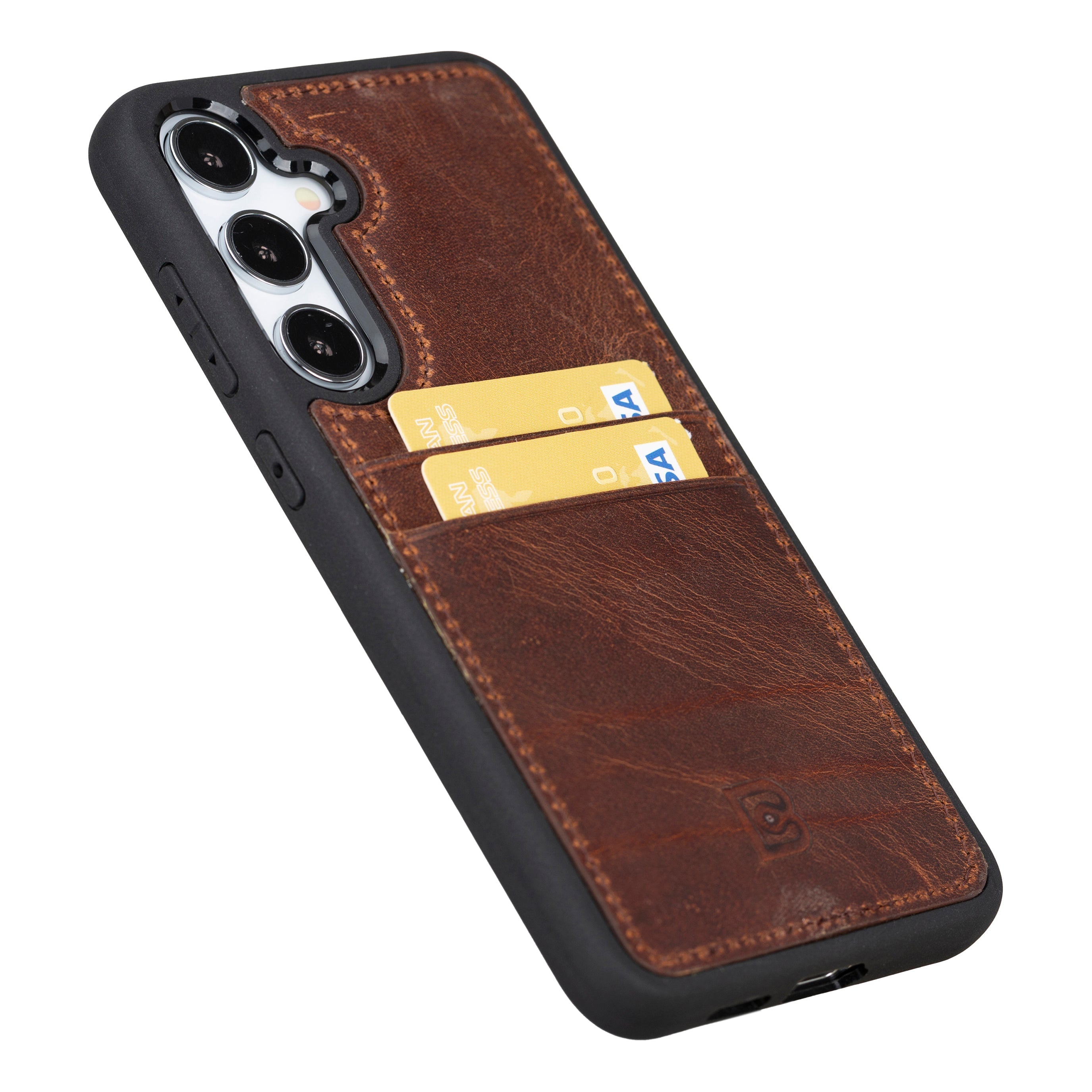 Samsung Galaxy S25 (6.2") Flex Cover Leather Case with Card Holder