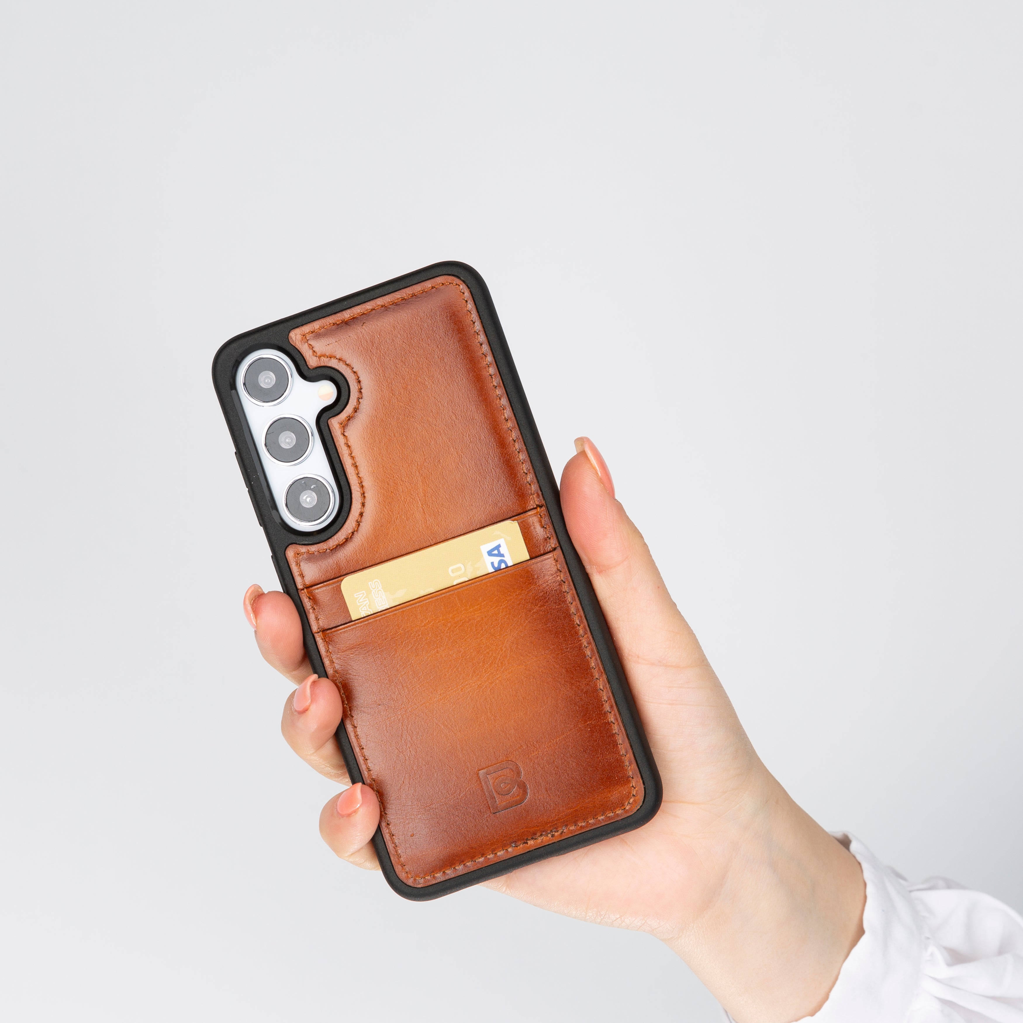 Felix Samsung Galaxy S25 (6.2") Lederhülle mit Kartenhalter