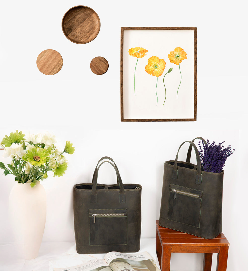 Valetto Genuine Leather Tote Bag