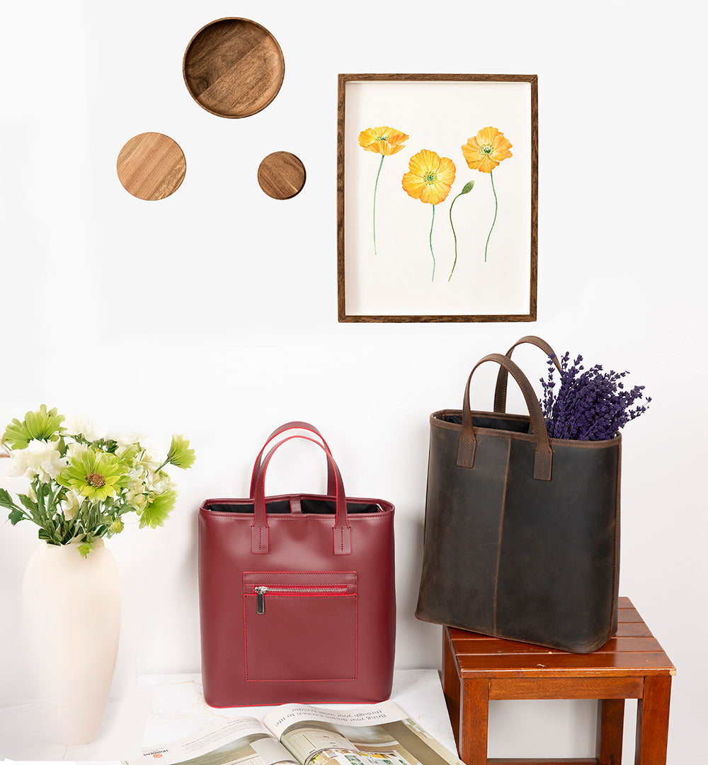Valetto Genuine Leather Tote Bag