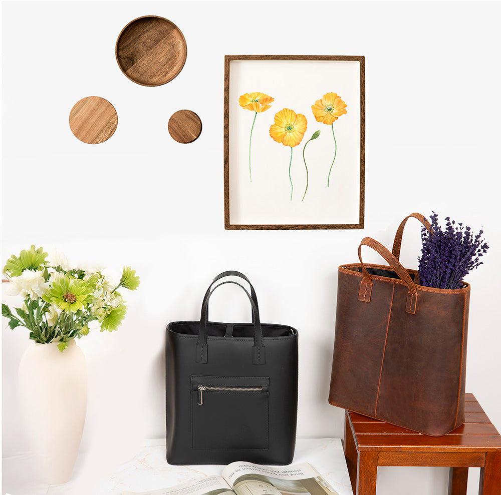 Valetto Genuine Leather Tote Bag