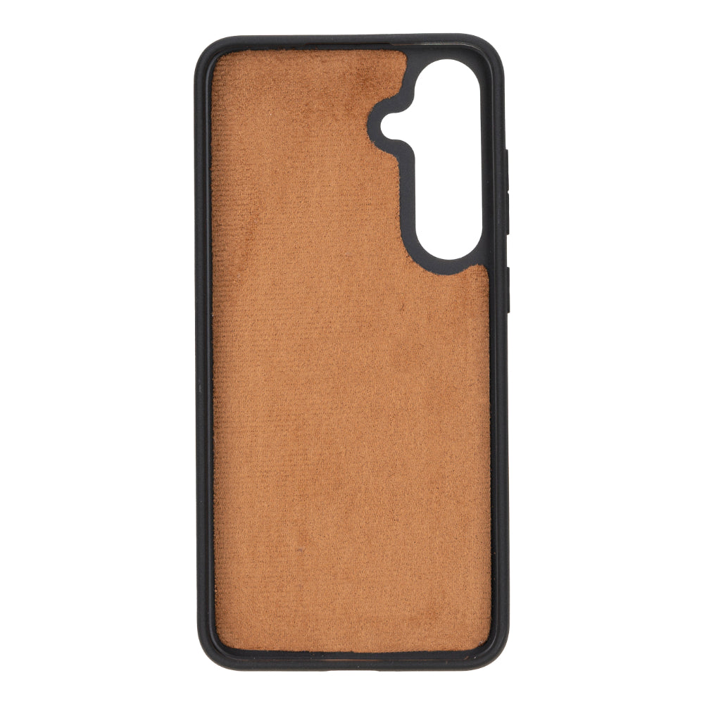 Étui portefeuille amovible en cuir pour Samsung Galaxy S25 Plus