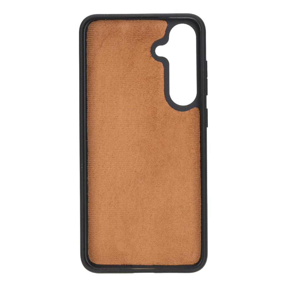 Étui portefeuille amovible en cuir pour Samsung Galaxy S25 Plus