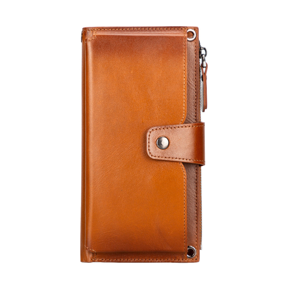 Lozan Strap Genuine Leather Crossbody Wallet