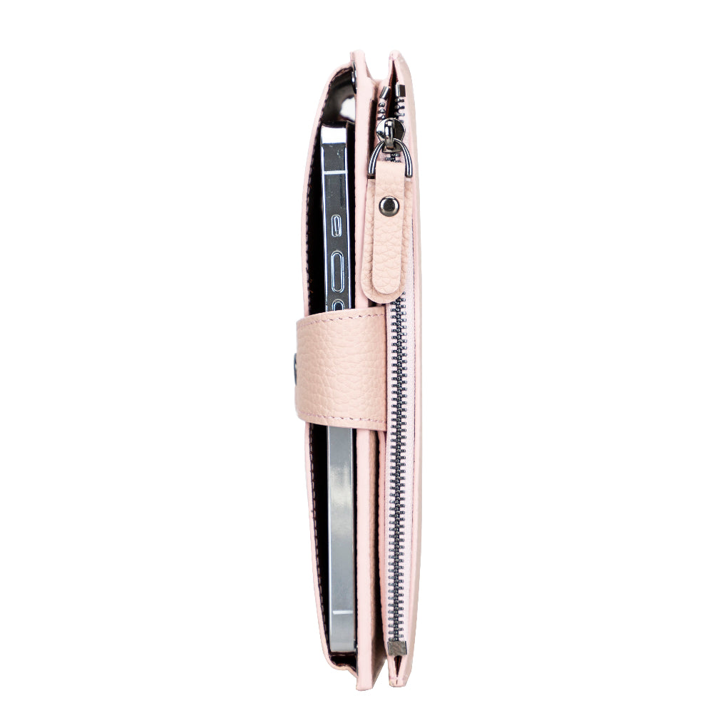 Lozan Strap Genuine Leather Crossbody Wallet