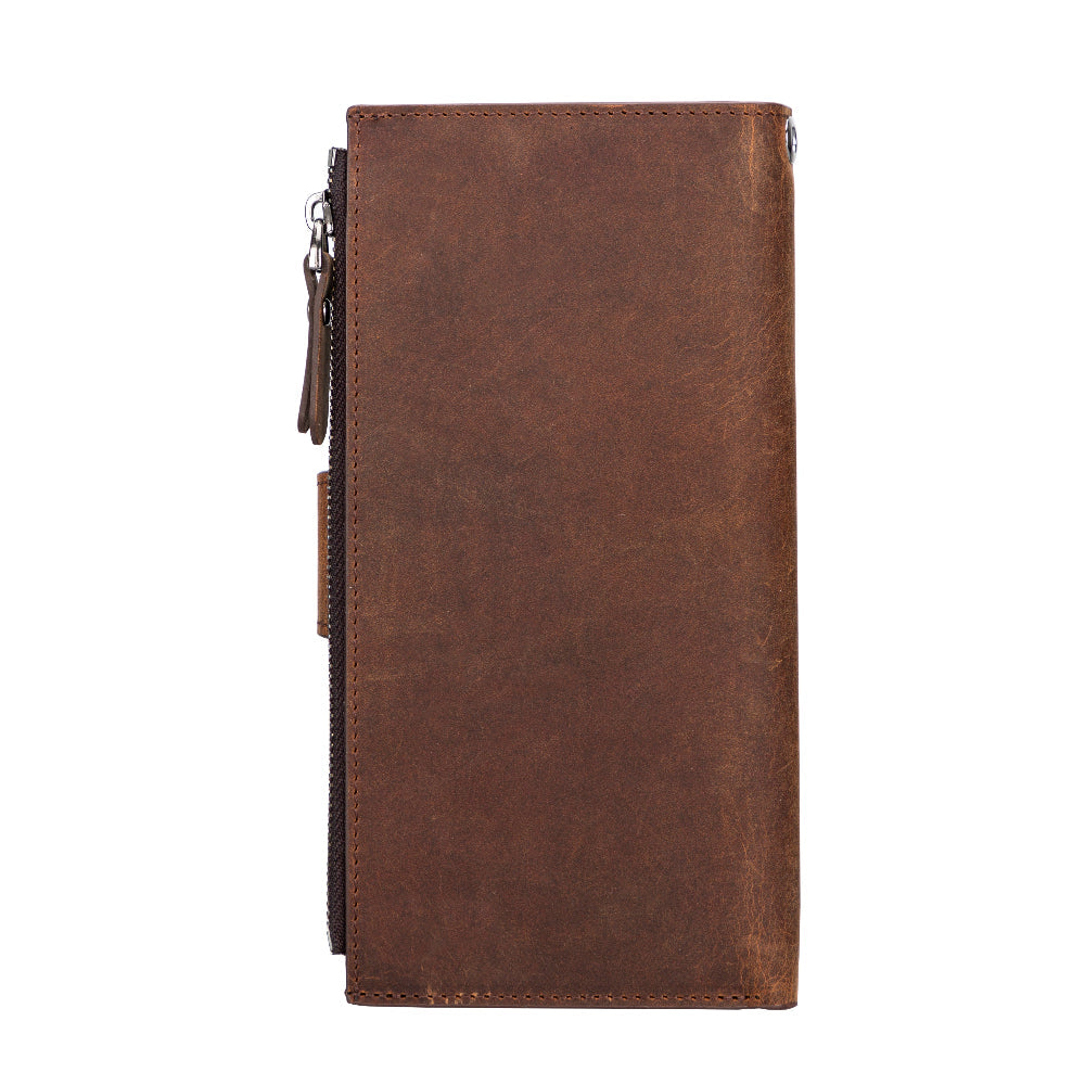 Lozan Strap Genuine Leather Crossbody Wallet