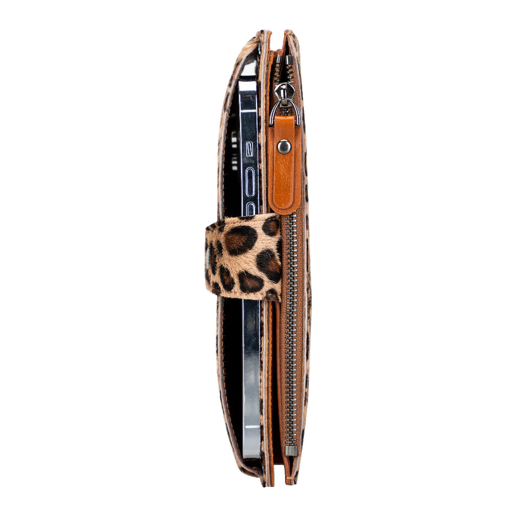 Lozan Strap Genuine Leather Crossbody Wallet