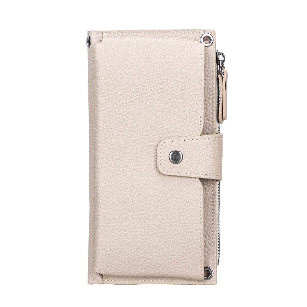 Lozan Strap Genuine Leather Crossbody Wallet