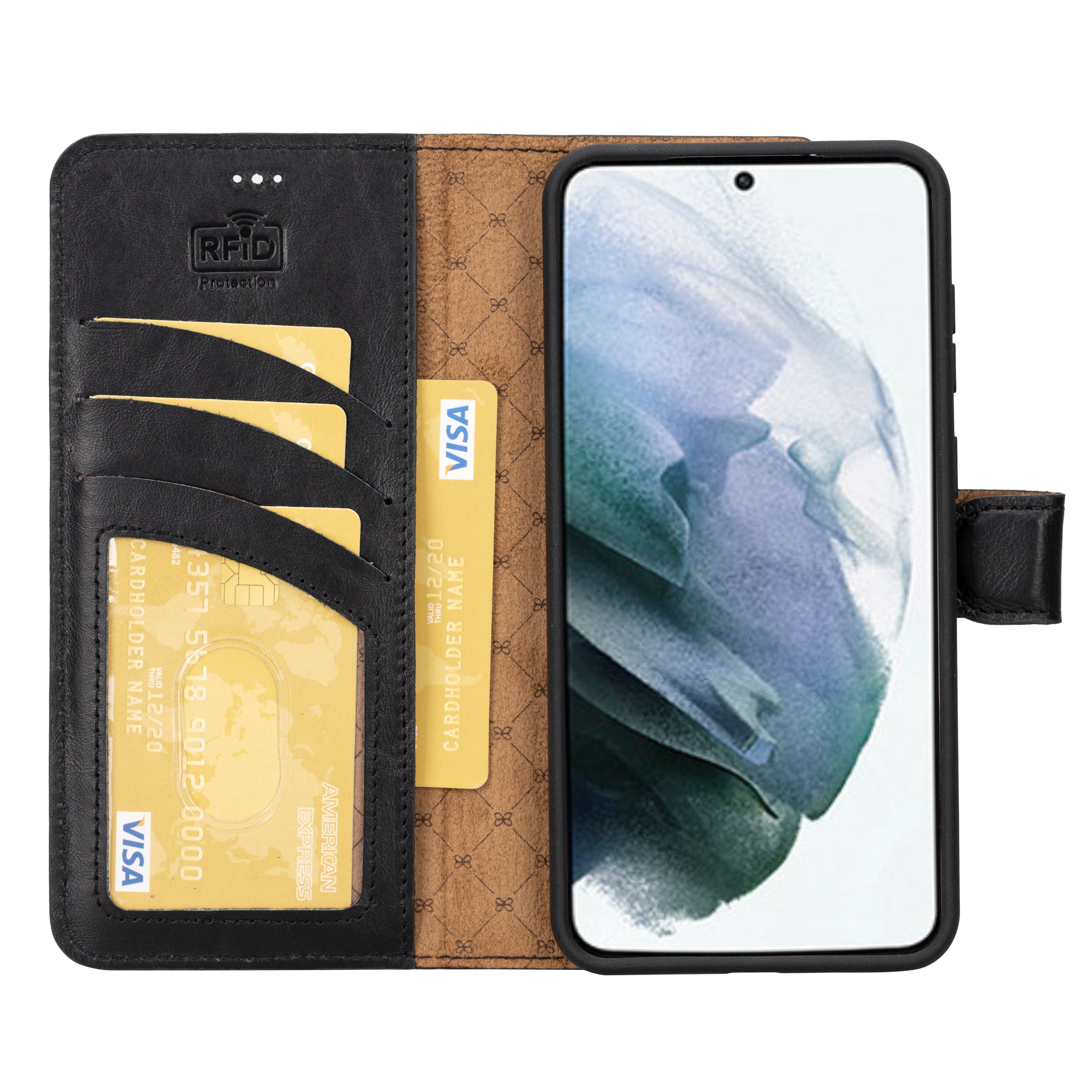 Samsung Galaxy S25 (6.2") Leather Magic Detachable Wallet Case