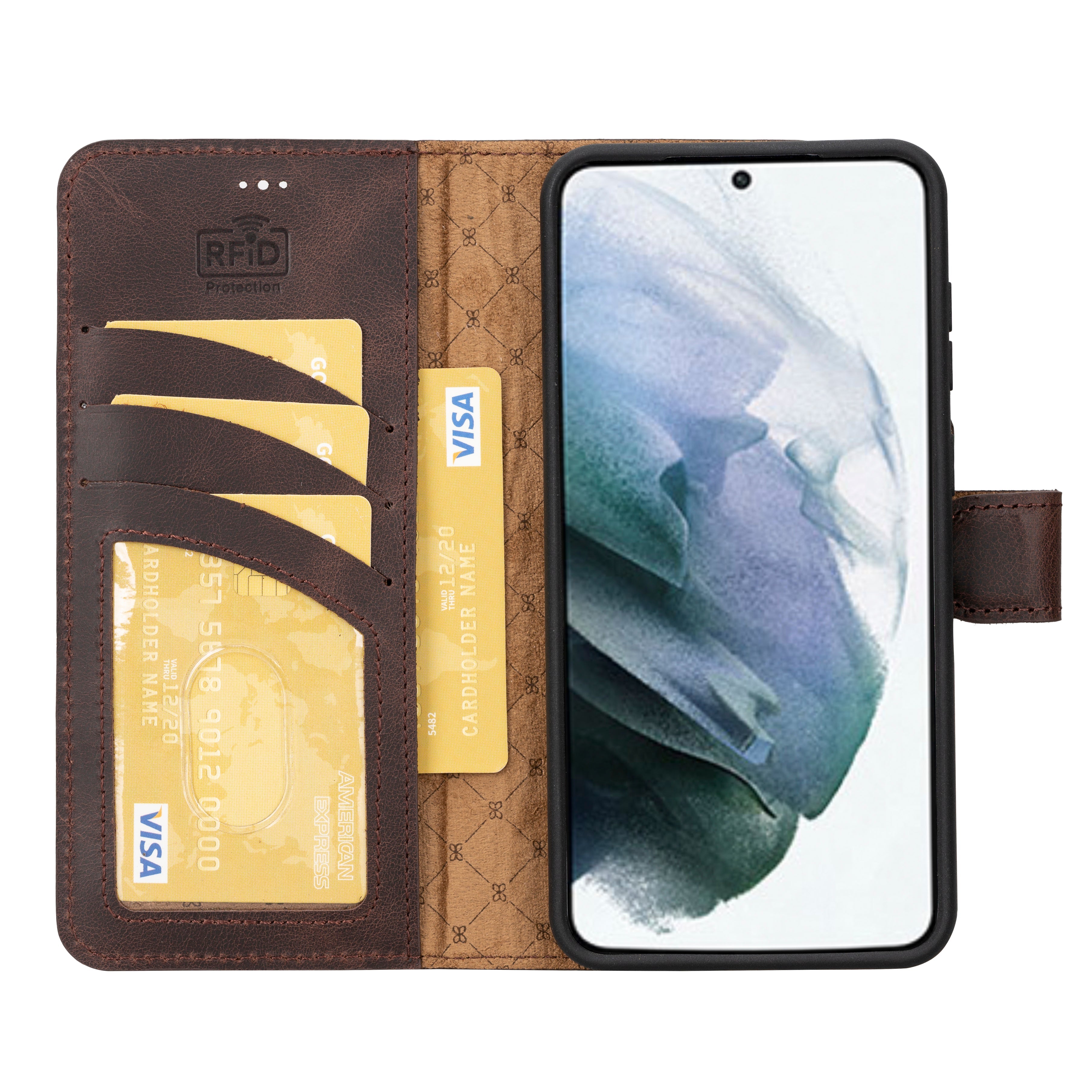 Samsung Galaxy S25 (6.2") Leather Magic Detachable Wallet Case