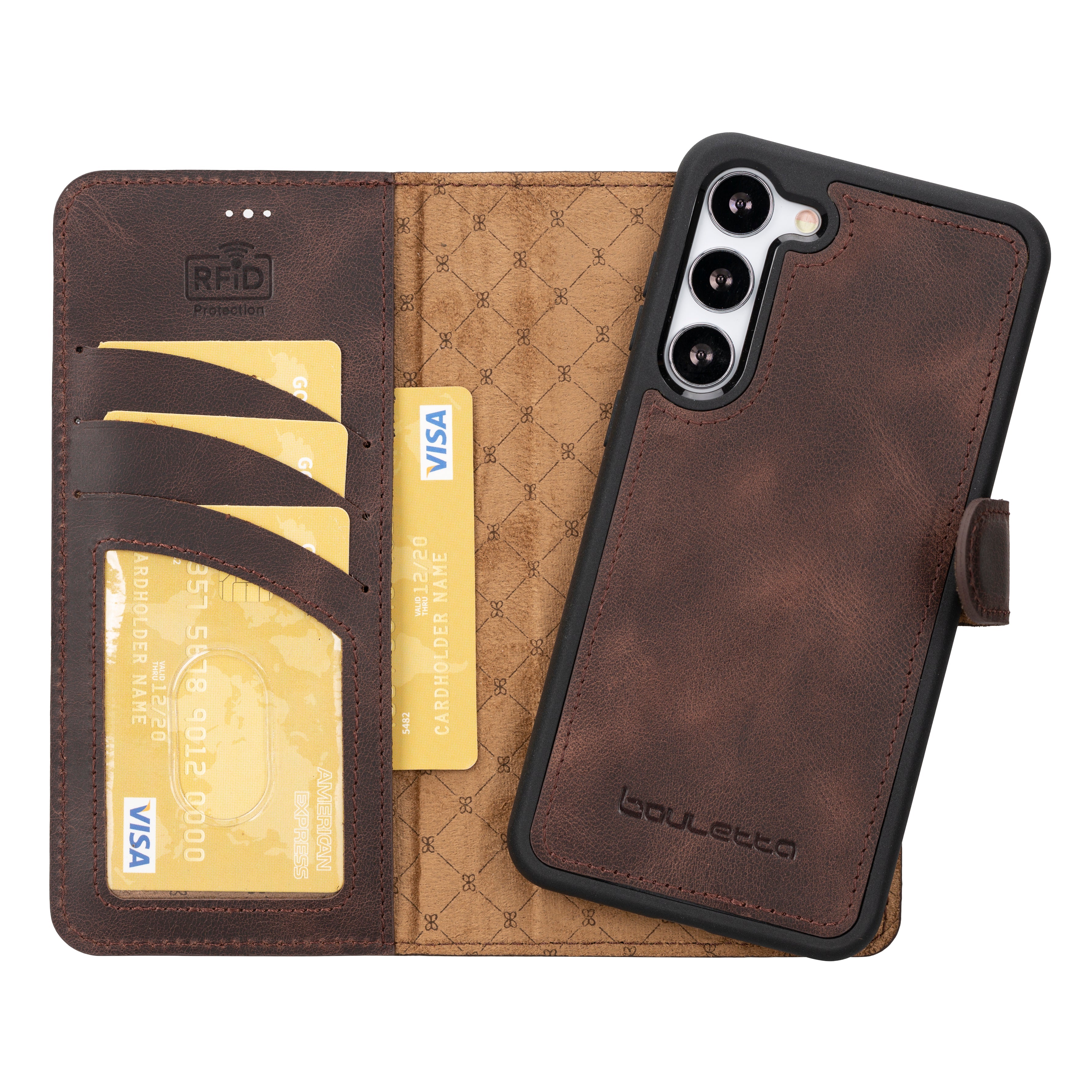 Samsung Galaxy S25 (6.2") Leather Magic Detachable Wallet Case