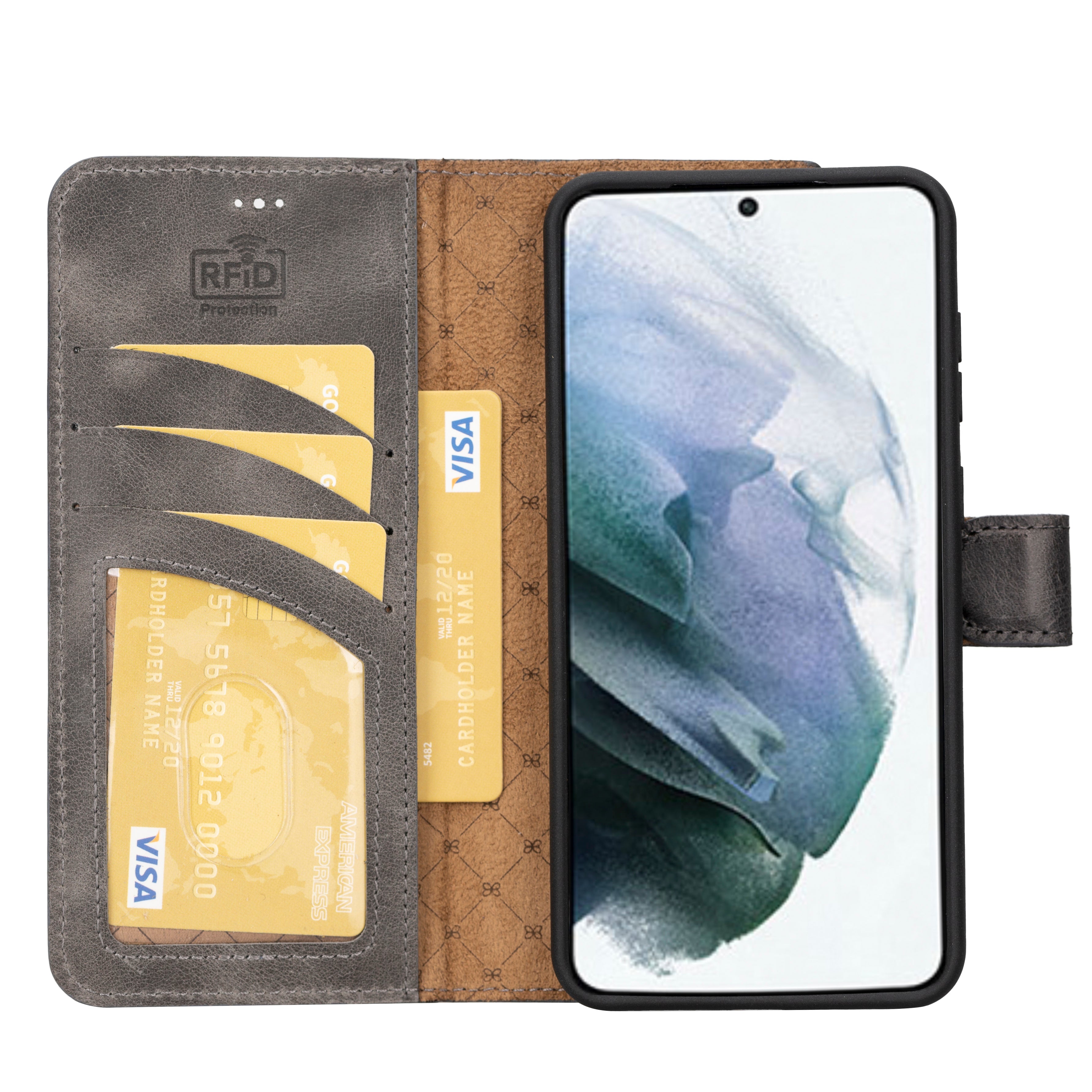 Samsung Galaxy S25 (6.2") Leather Magic Detachable Wallet Case