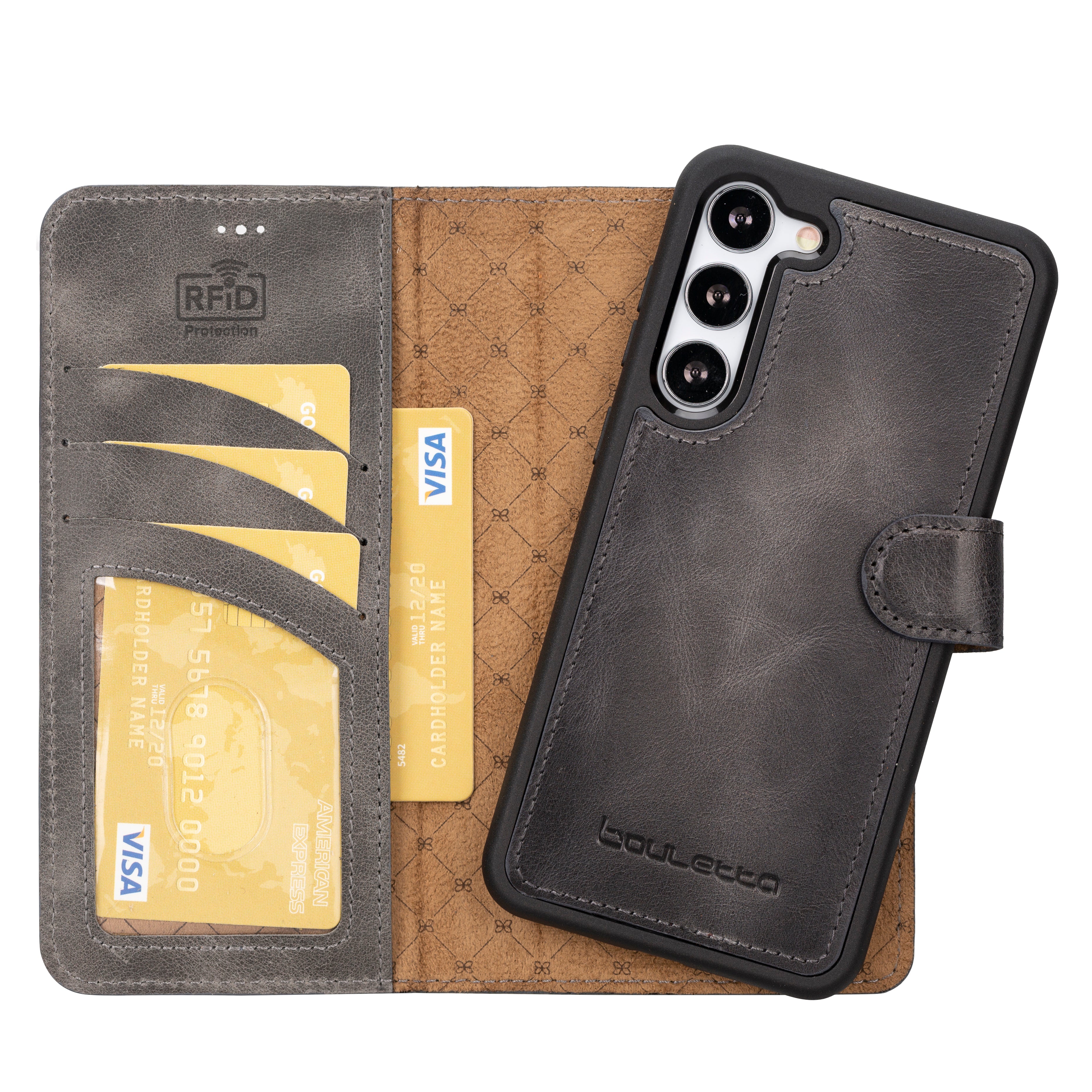 Samsung Galaxy S25 (6.2") Leather Magic Detachable Wallet Case
