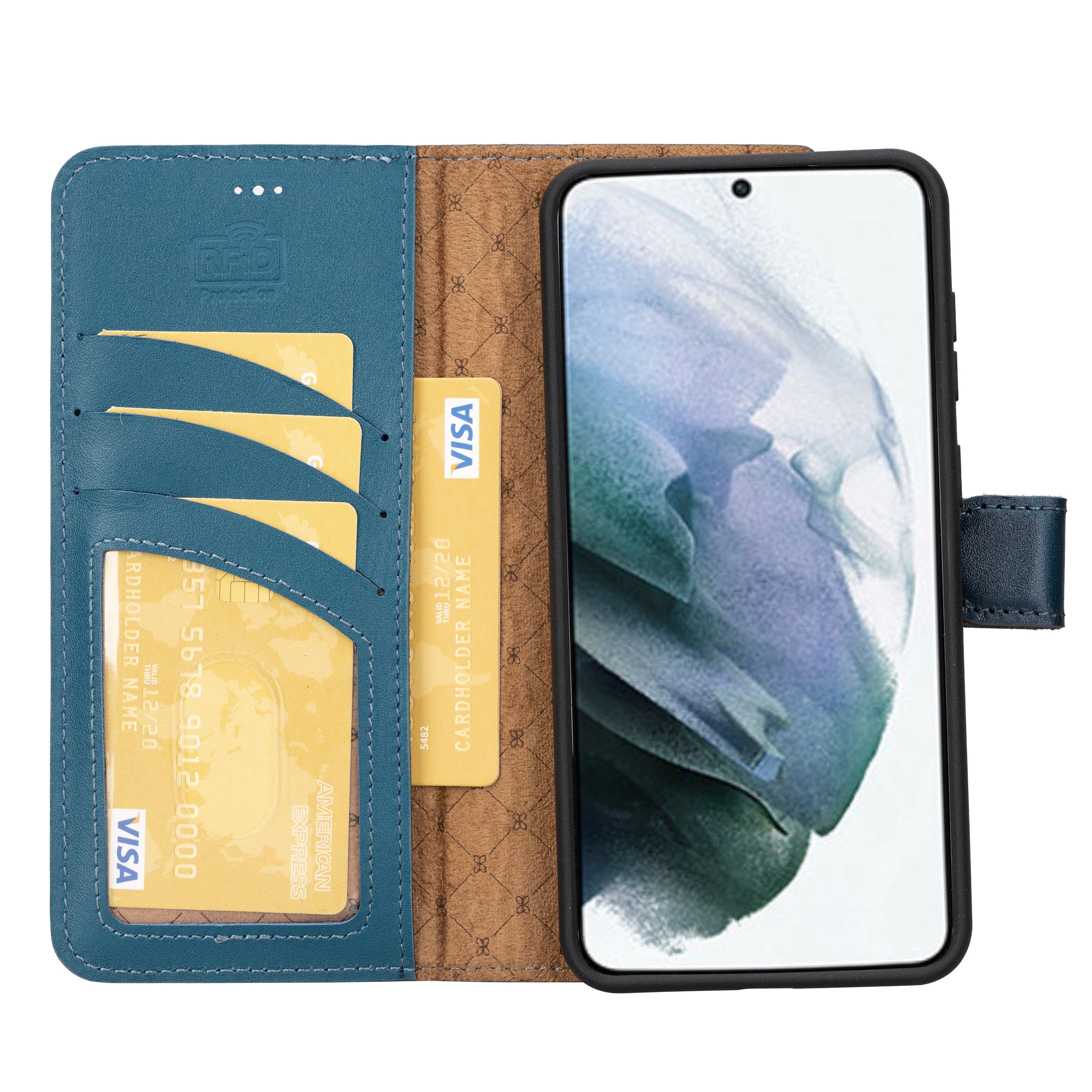 Samsung Galaxy S25 (6.2") Leather Magic Detachable Wallet Case