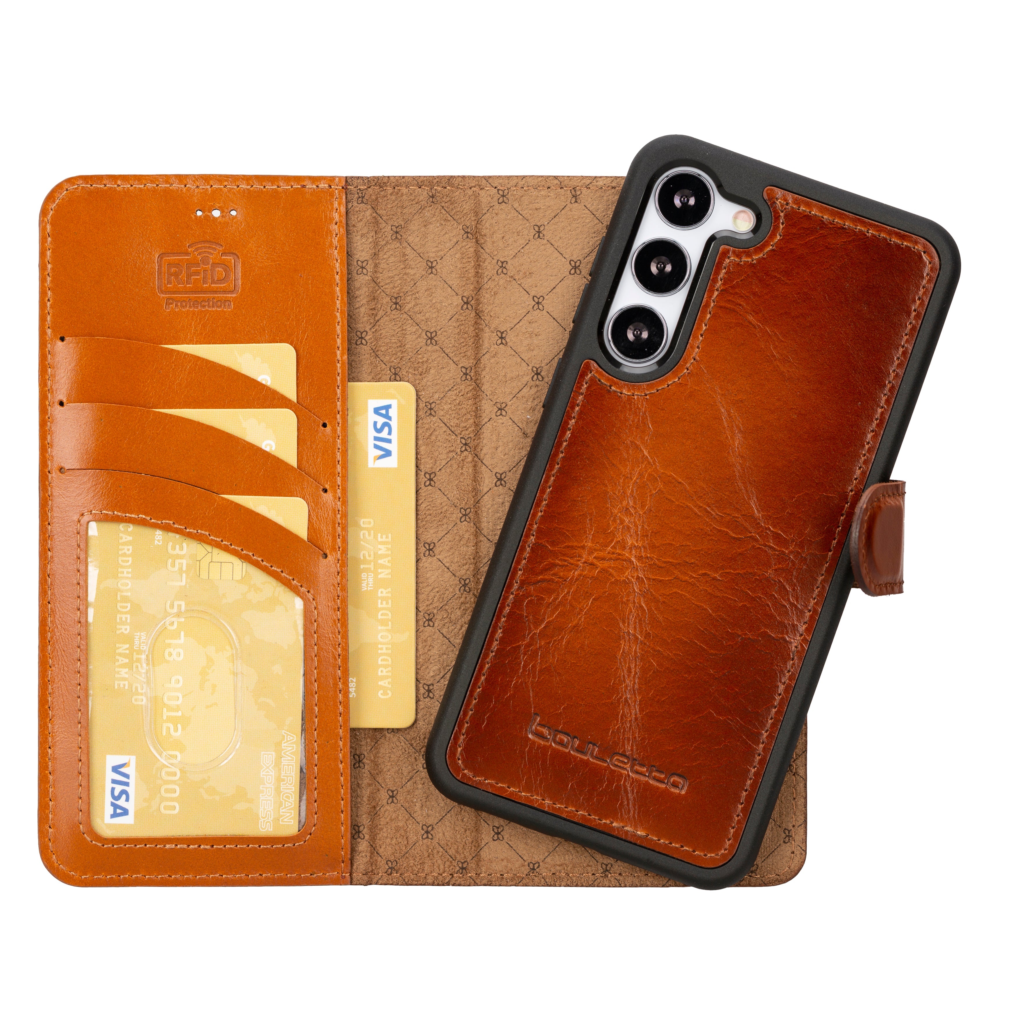 Samsung Galaxy S25 (6.2") Leather Magic Detachable Wallet Case