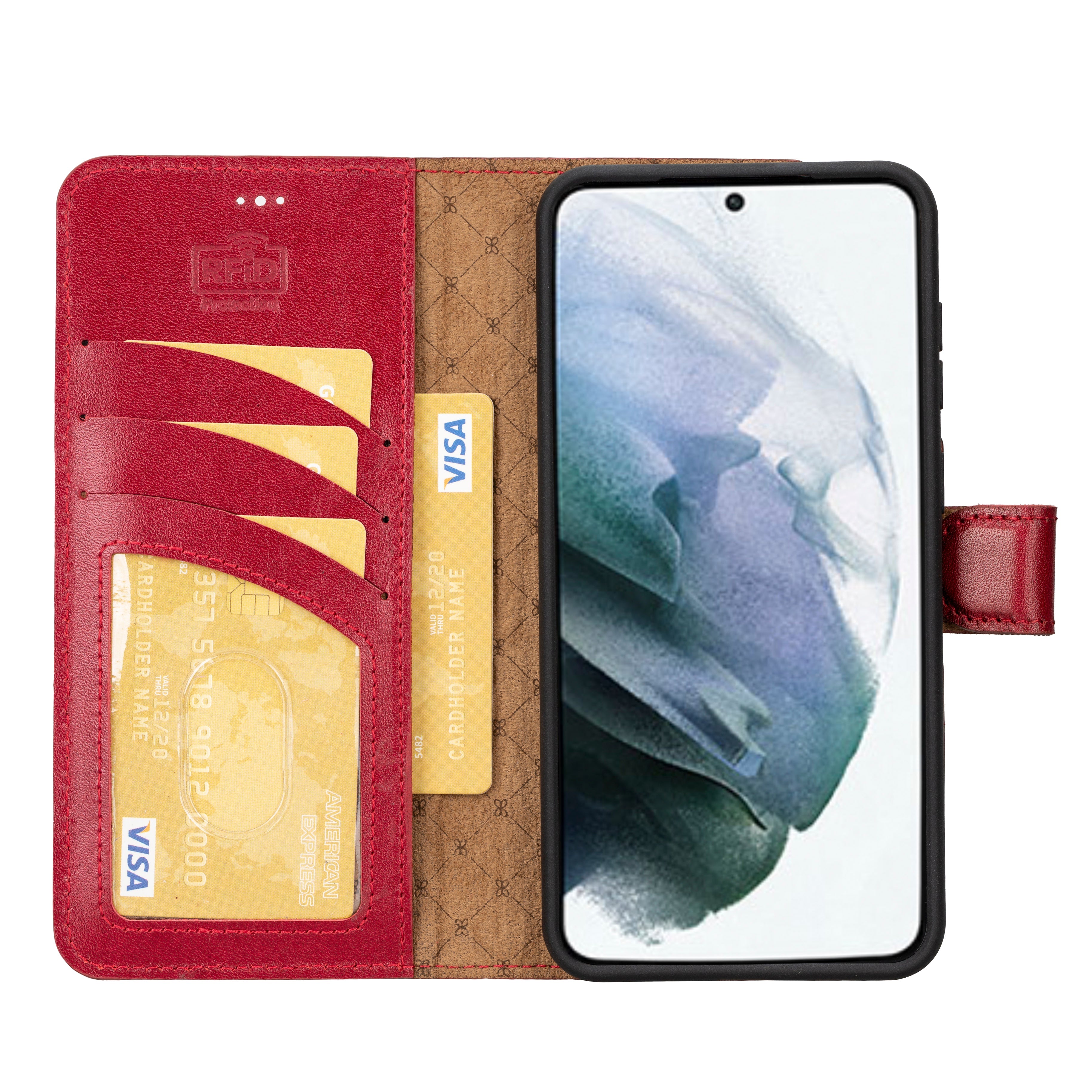 Samsung Galaxy S25 (6.2") Leather Magic Detachable Wallet Case