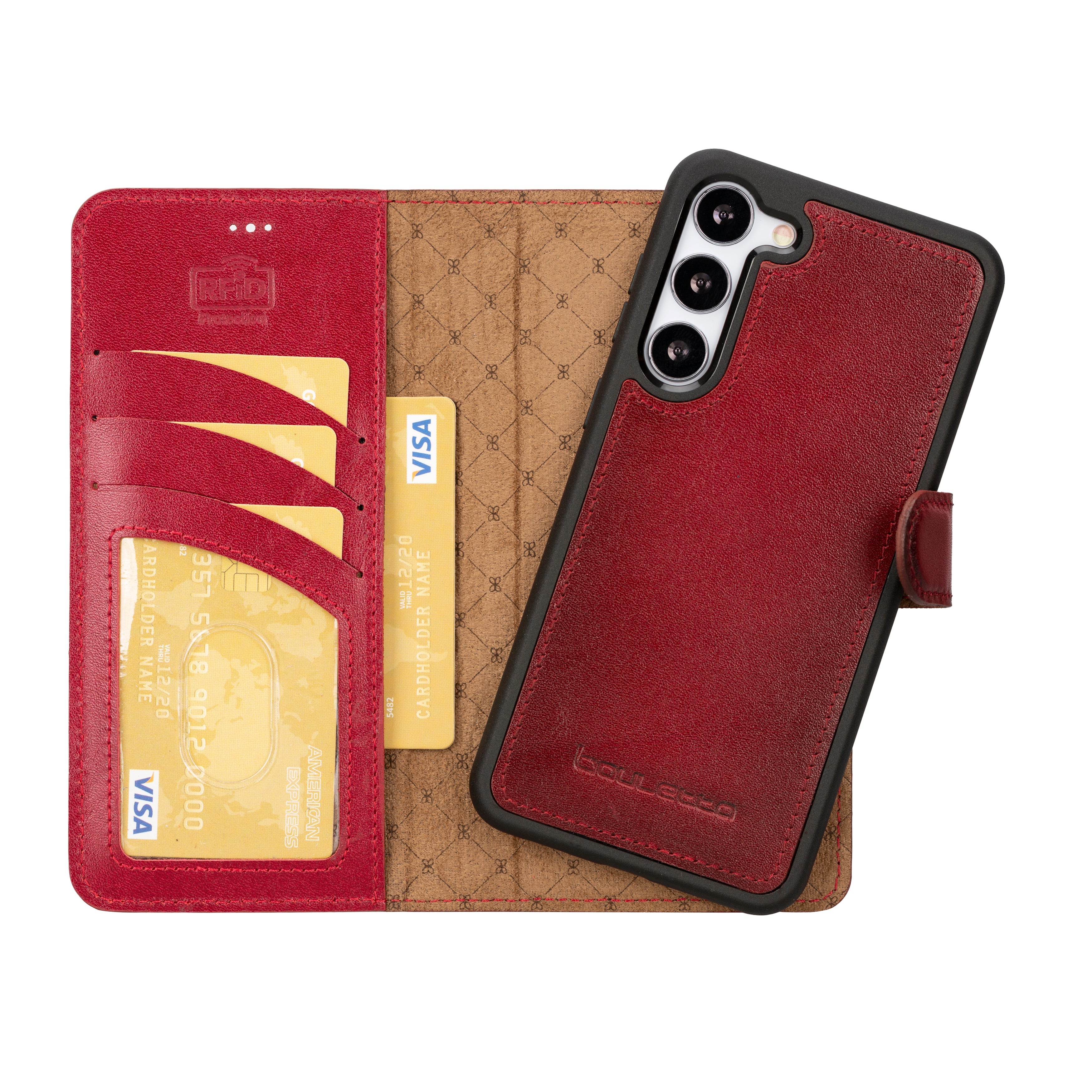 Samsung Galaxy S25 (6.2") Leather Magic Detachable Wallet Case
