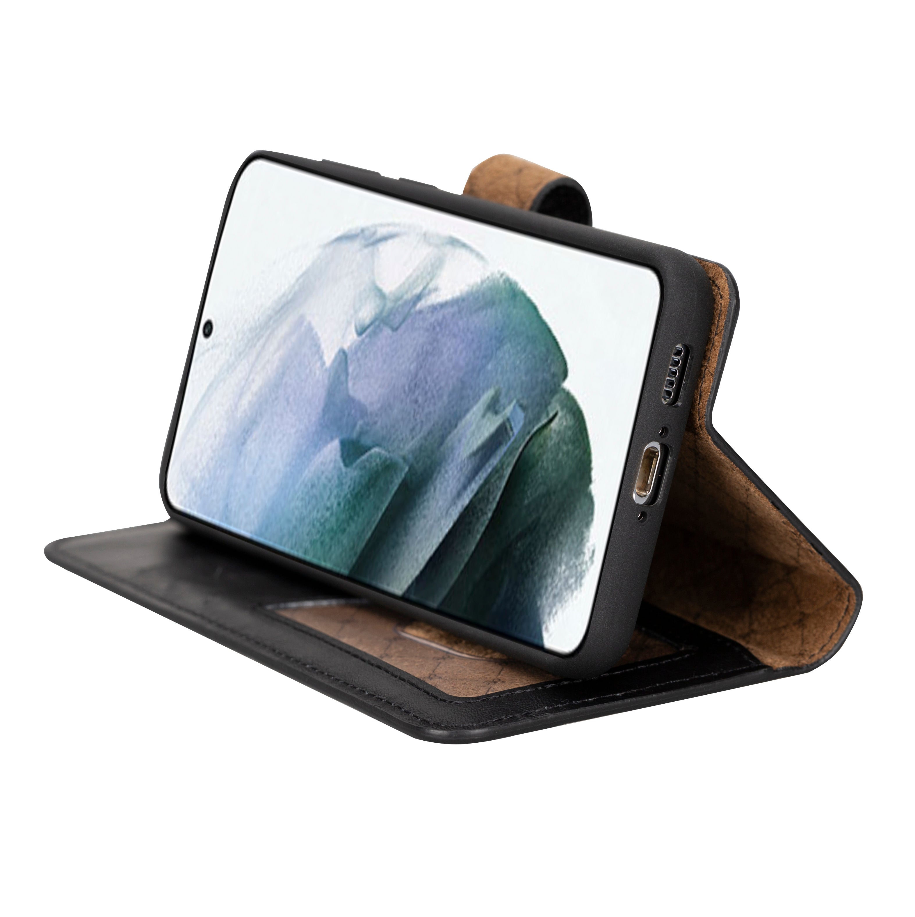 Samsung Galaxy S25 (6.2") Leather Magic Detachable Wallet Case