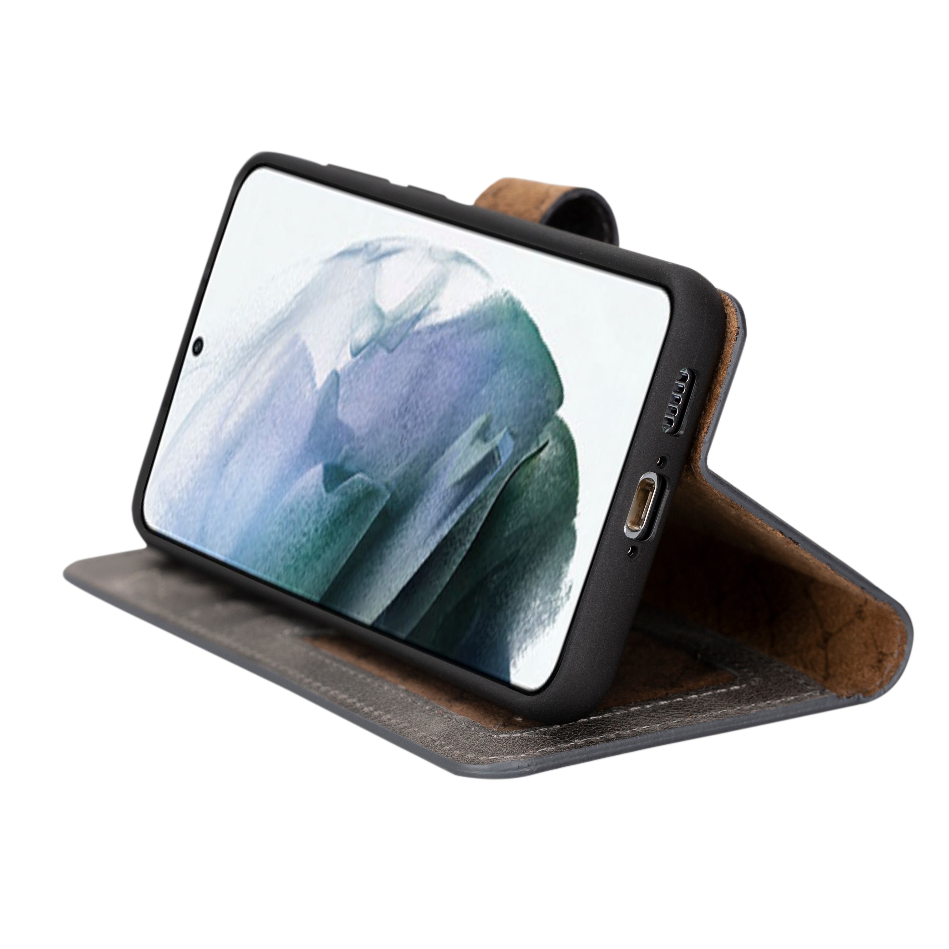 Samsung Galaxy S25 (6.2") Leather Magic Detachable Wallet Case