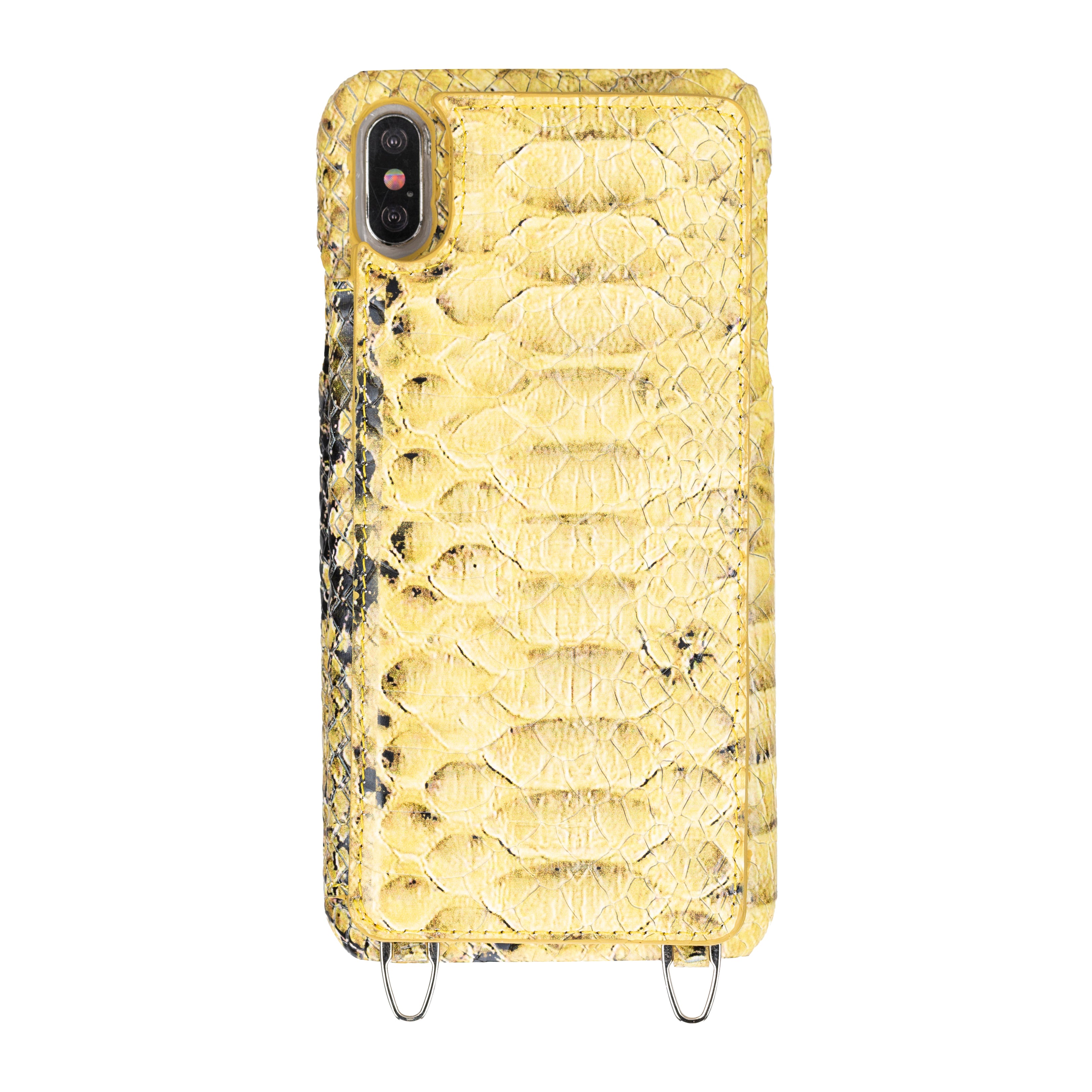 Saff iPhone X Series Genuine Leather Case with Crossbody Strap