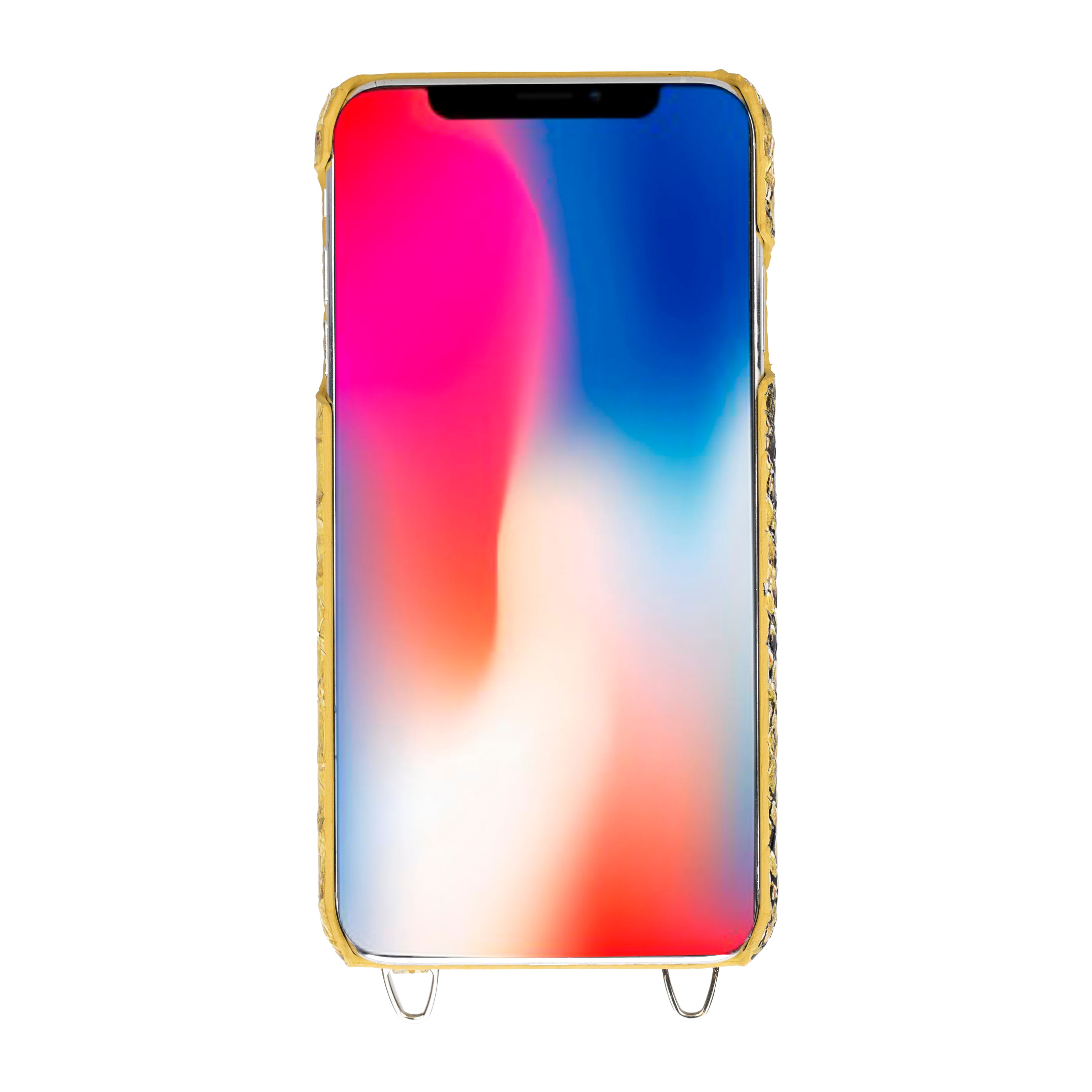 Saff iPhone X Series Genuine Leather Case with Crossbody Strap