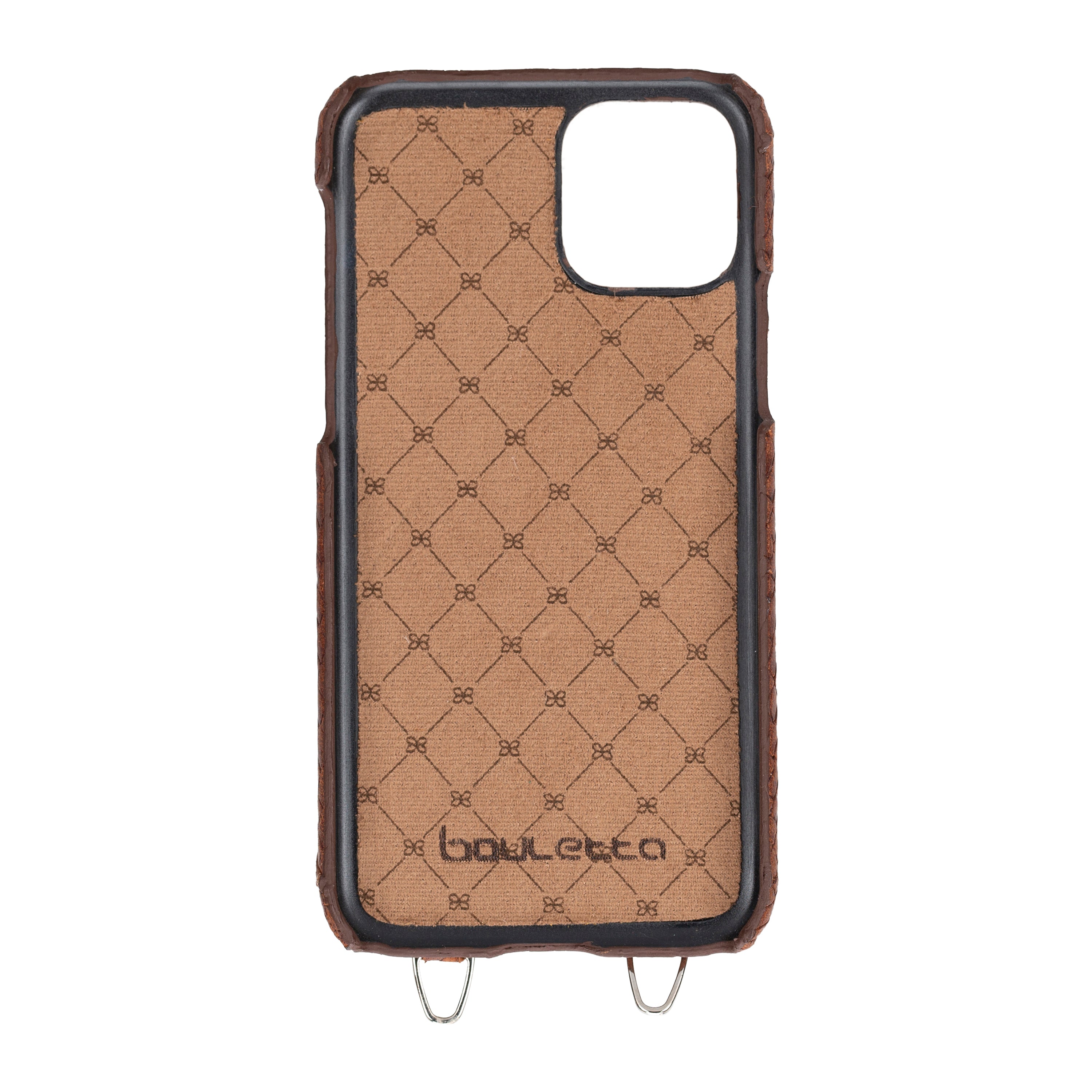 Saff iPhone 11 Series Genuine Leather Case with Crossbody Strap