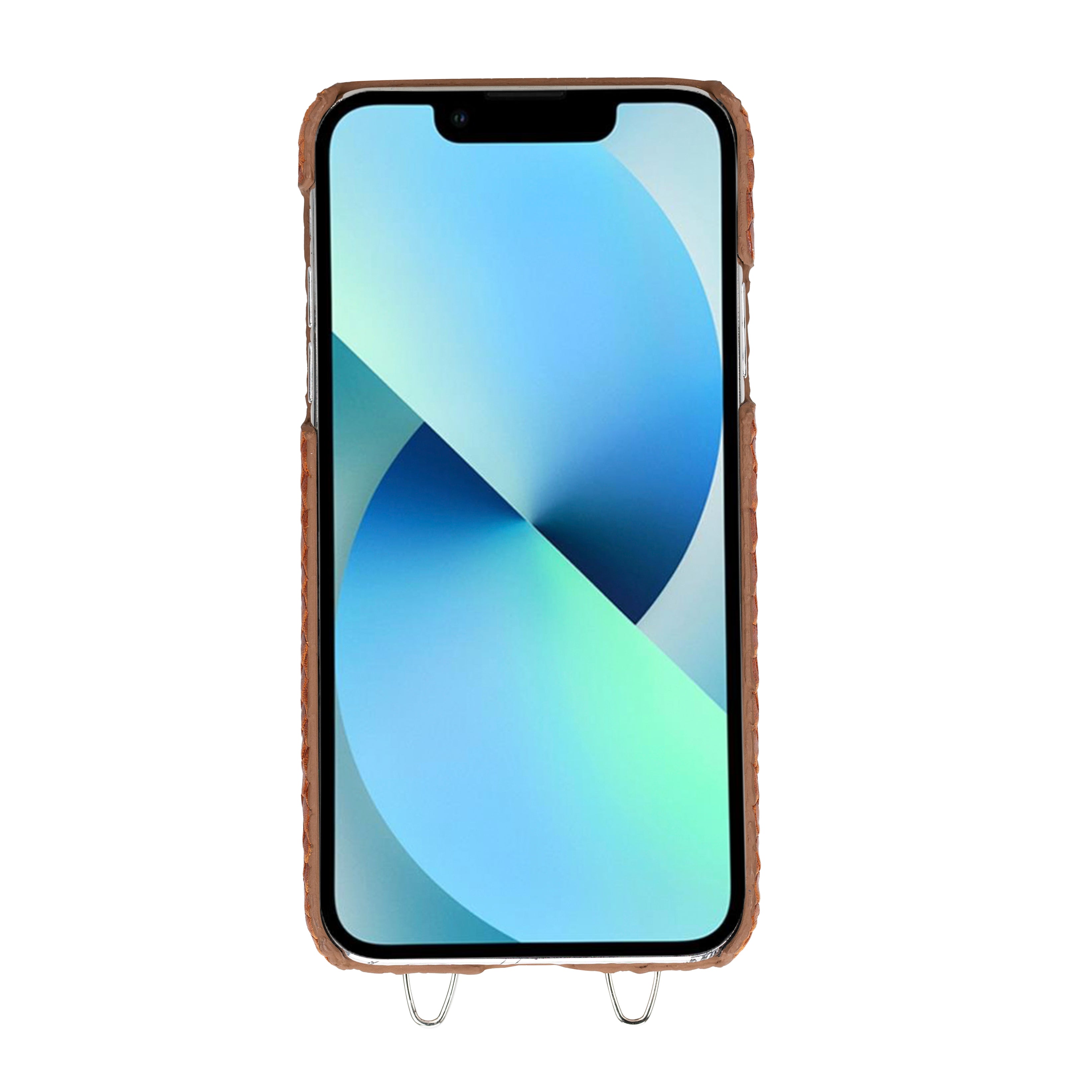 Saff iPhone 11 Series Genuine Leather Case with Crossbody Strap