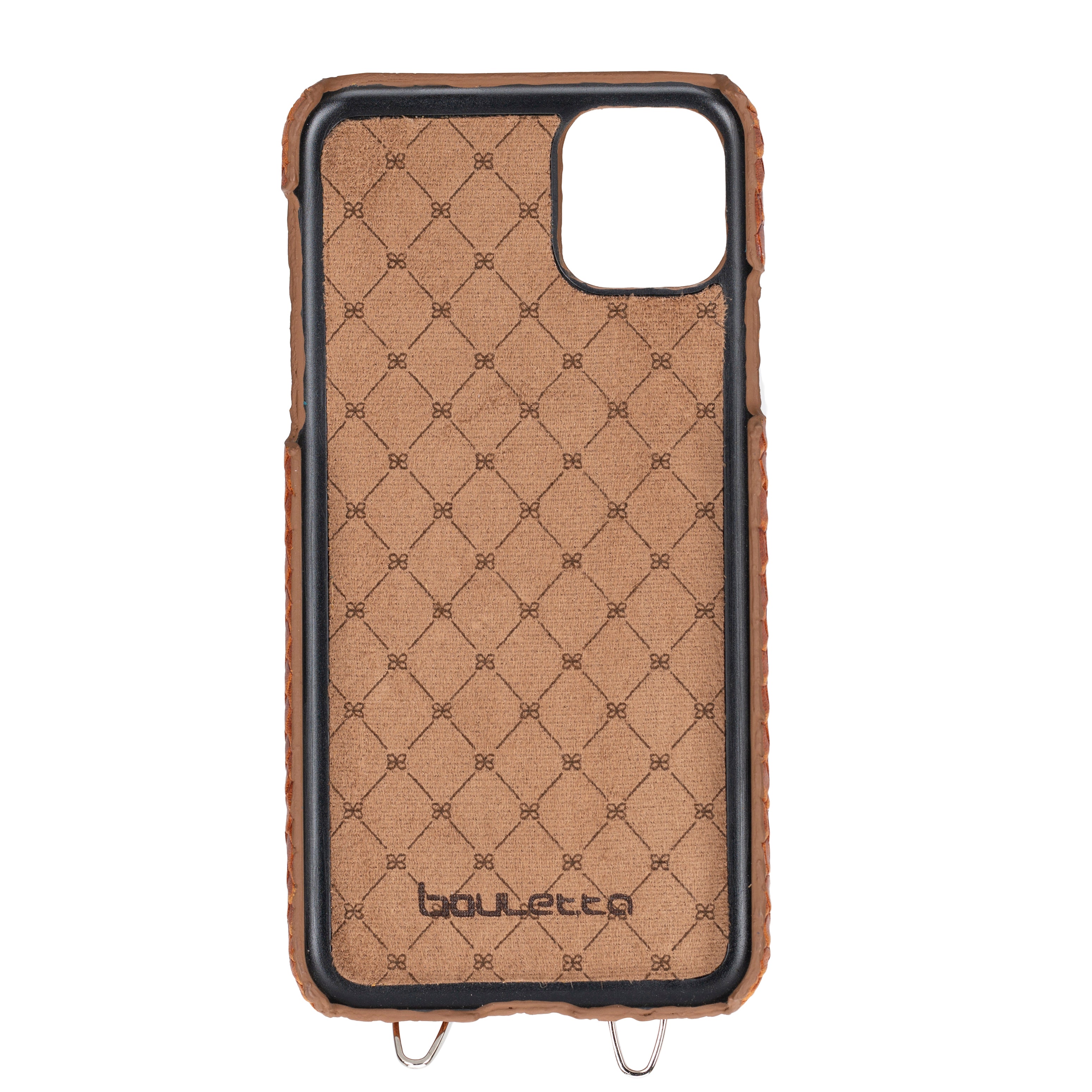 Saff iPhone 11 Series Genuine Leather Case with Crossbody Strap