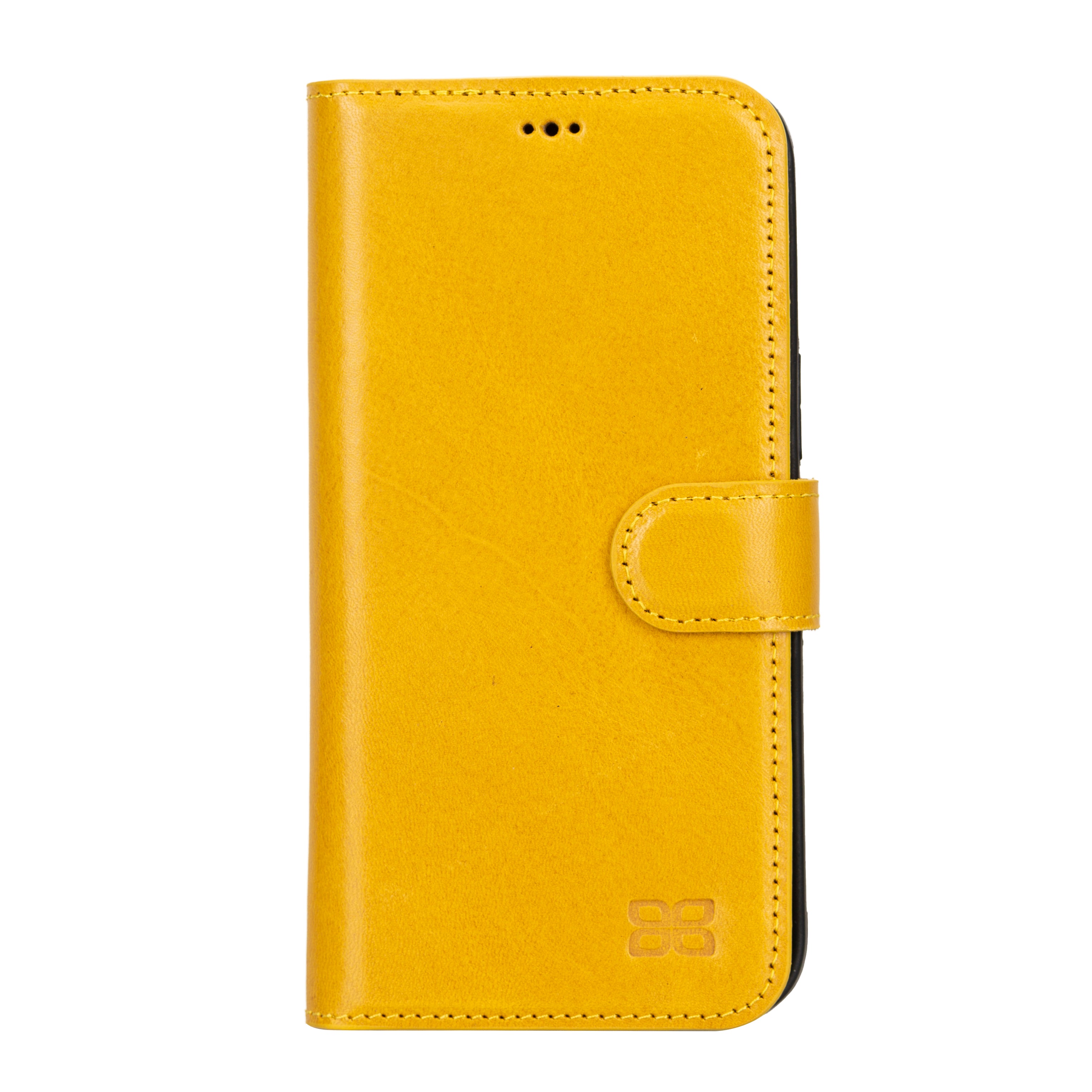 Étui portefeuille amovible en cuir véritable pour iPhone 14 Pro Max (6,7")