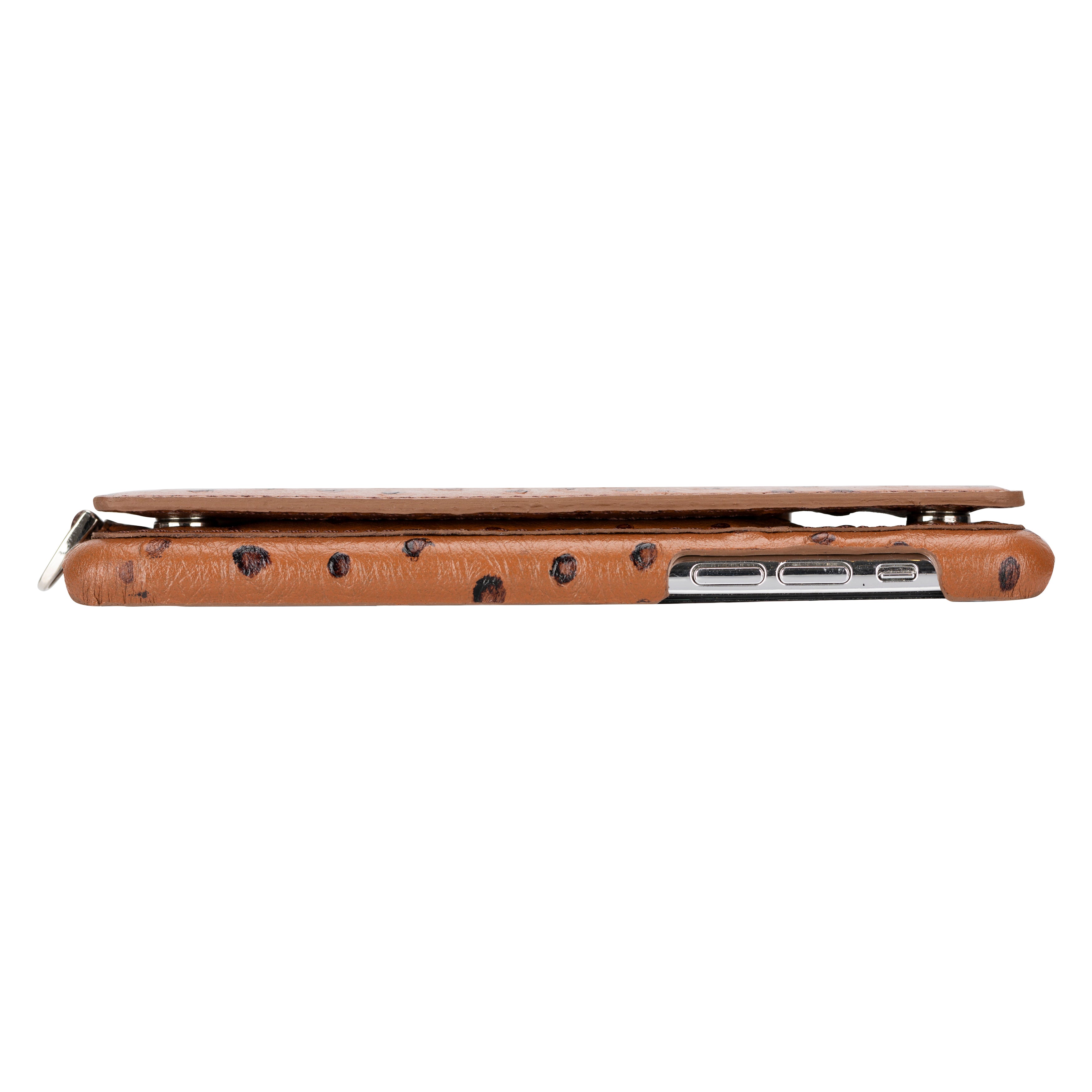 Saff iPhone 11 Series Genuine Leather Case with Crossbody Strap