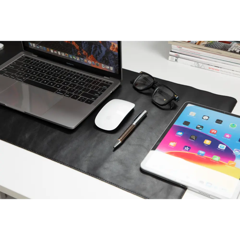 Leather Natural Desk Mat (37 cm x 80 cm)