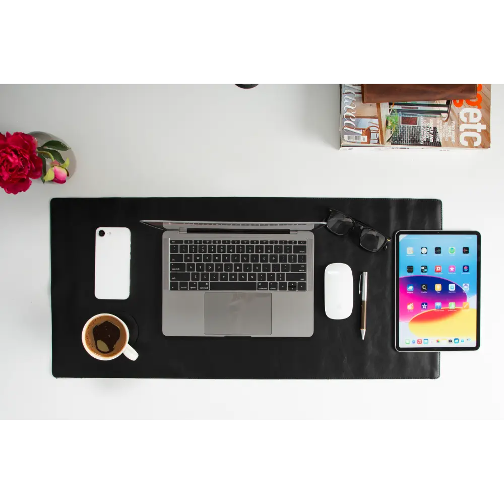 Leather Natural Desk Mat (37 cm x 80 cm)