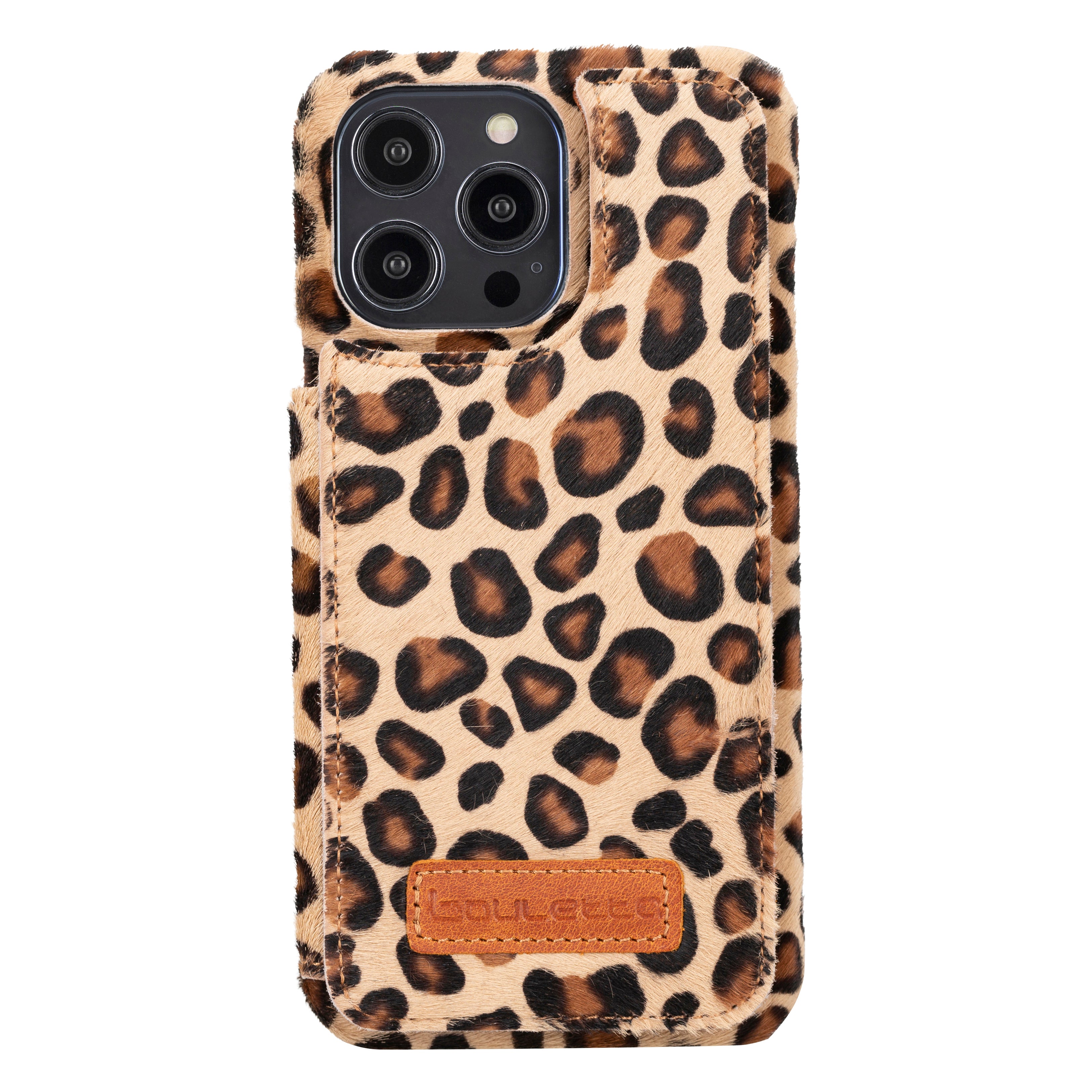 Étui portefeuille en cuir véritable Ultimate Book pour iPhone 14 Pro Max (6,7")