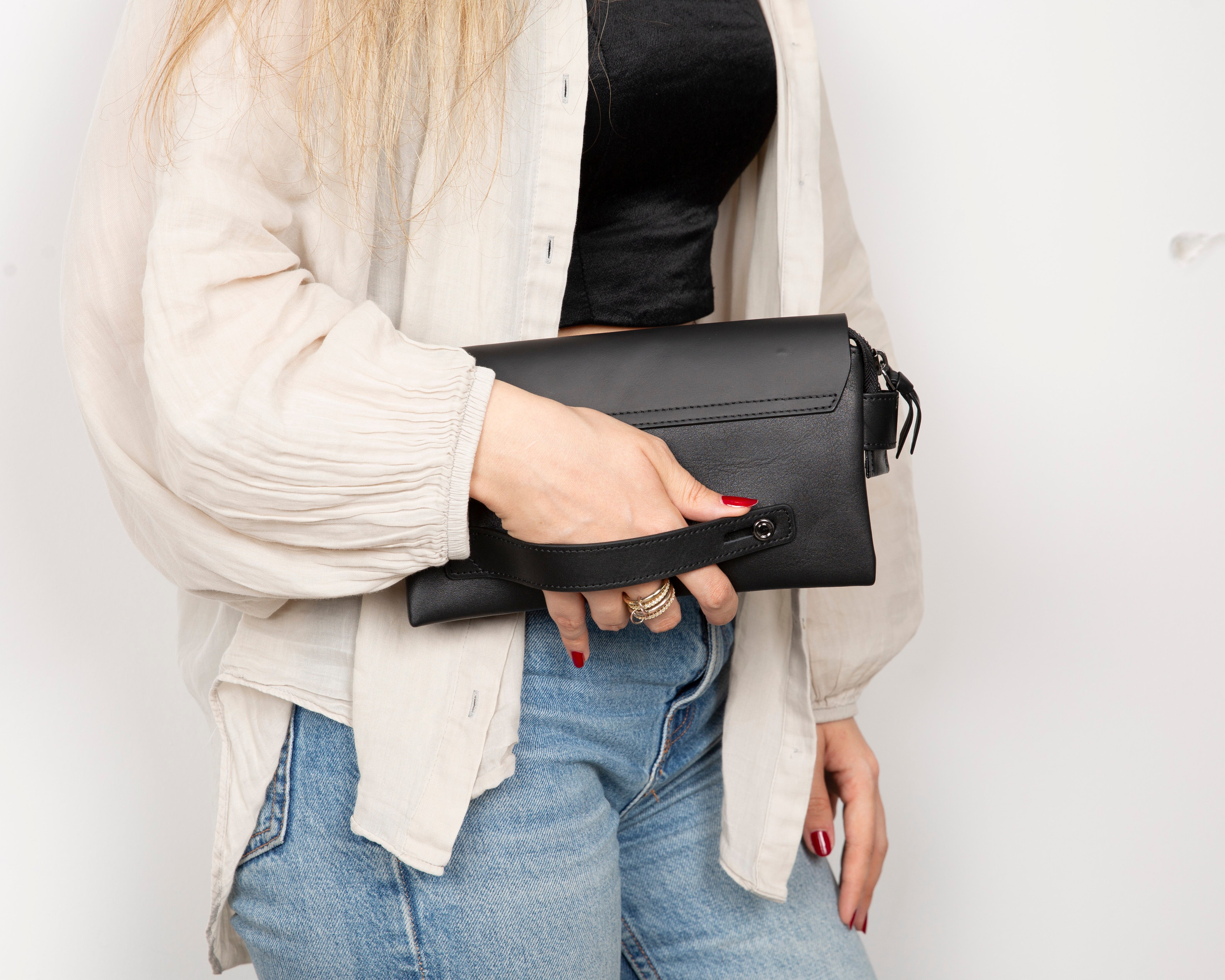Prestige Genuine Leather Clutch Bag
