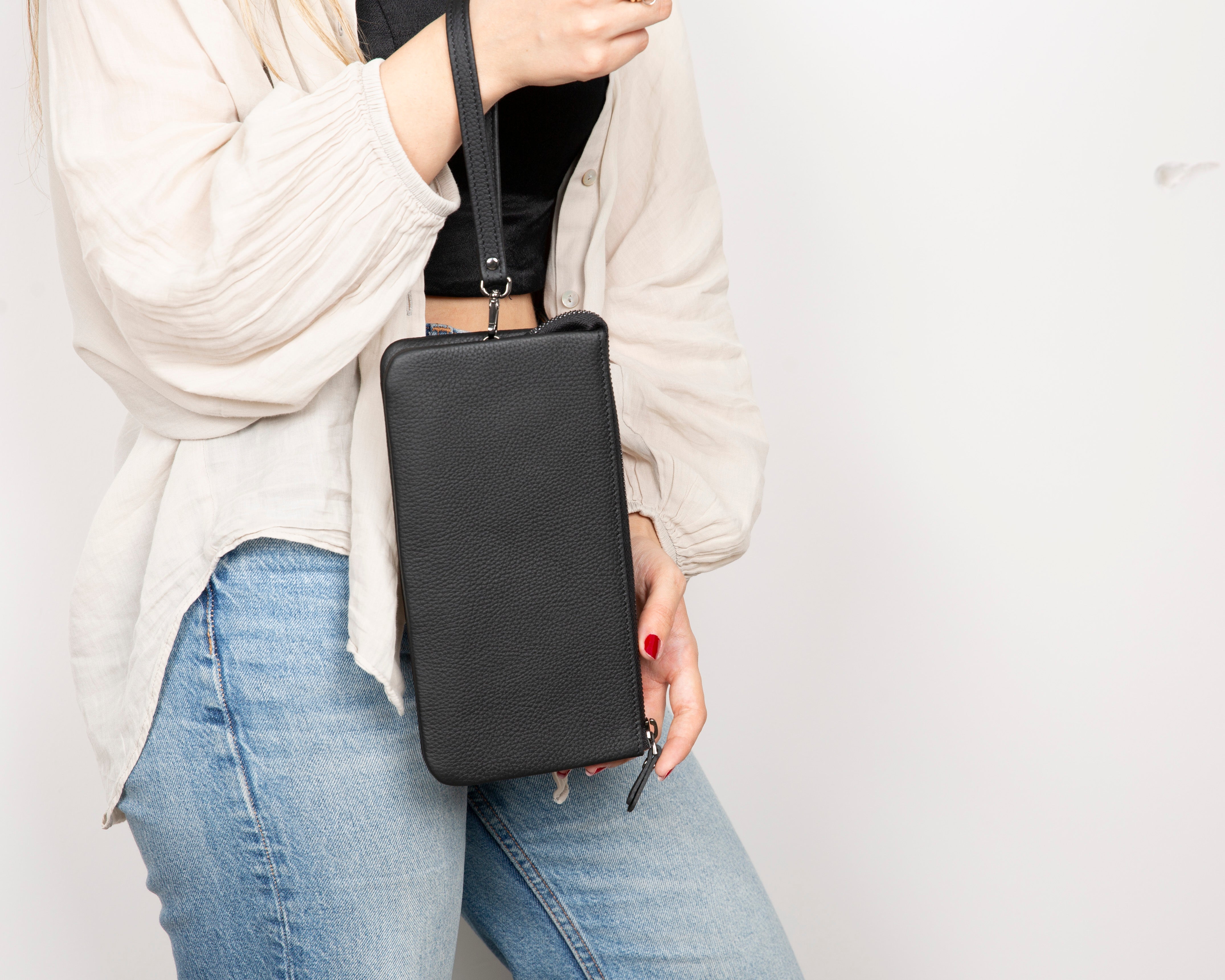 Pochette en cuir Majeste