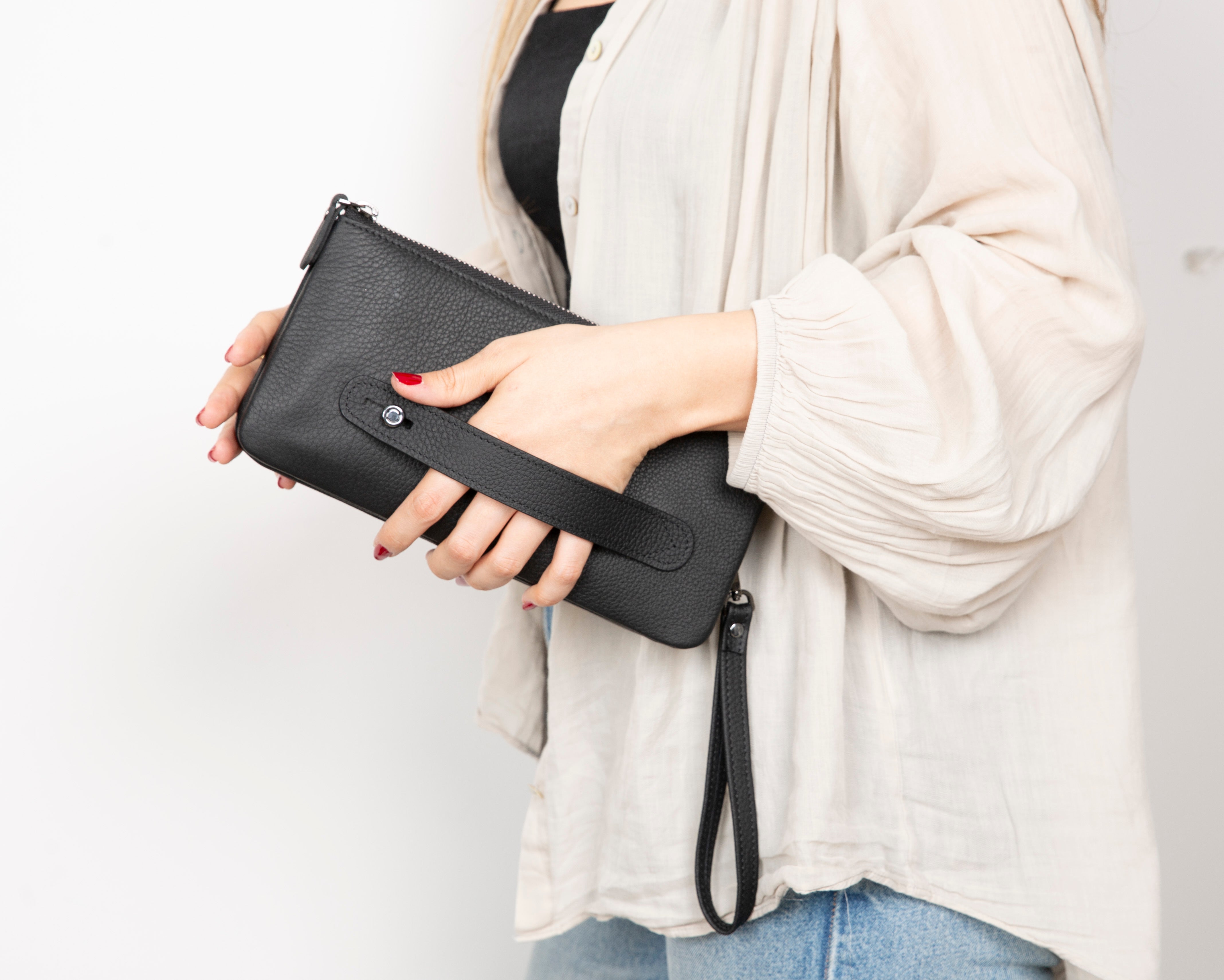 Pochette en cuir Majeste