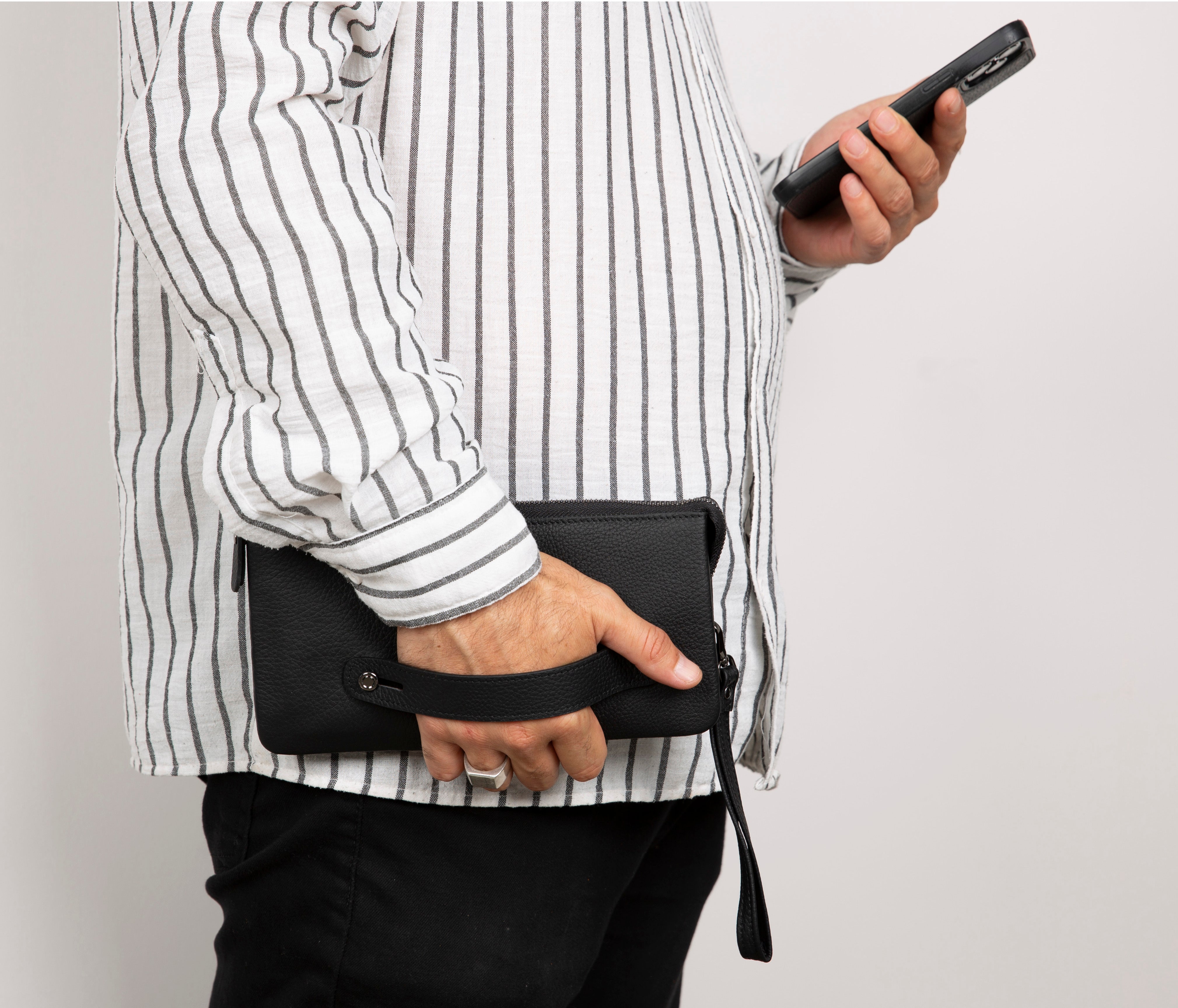 Prestige Genuine Leather Clutch Bag