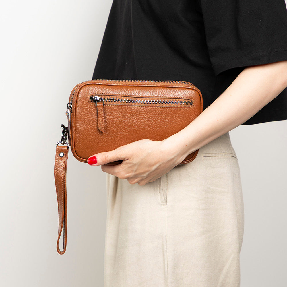 Noma Genuine Leather Clutch Bag